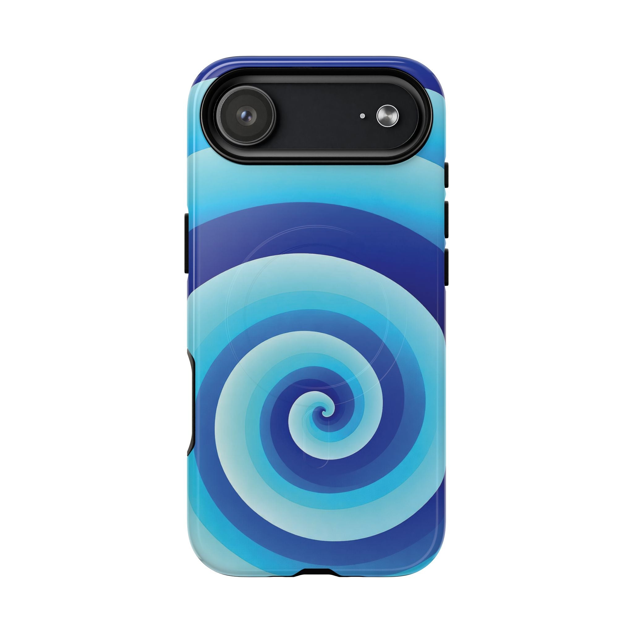 Blue Spiral Magnetic Phone Case