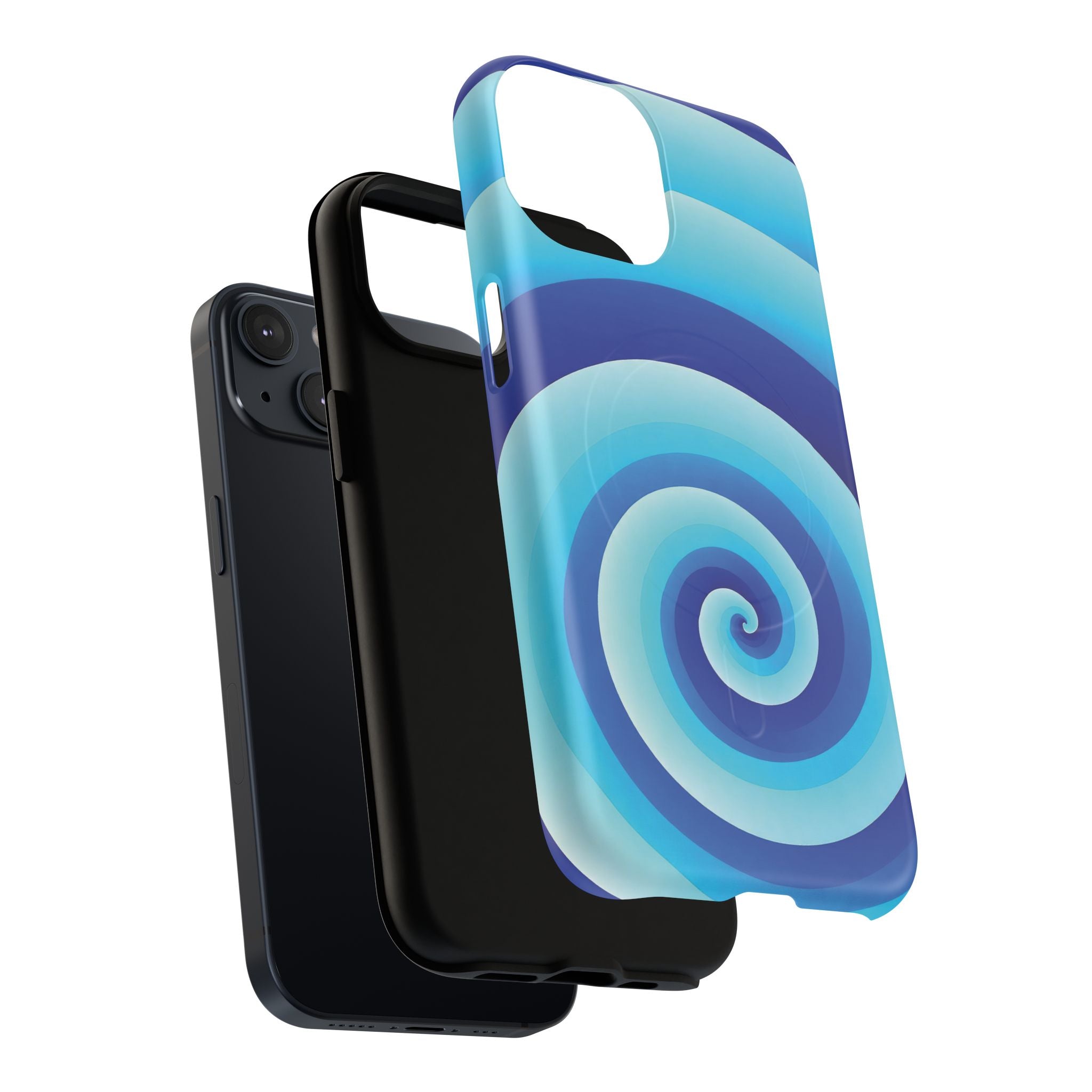 Blue Spiral Magnetic Phone Case