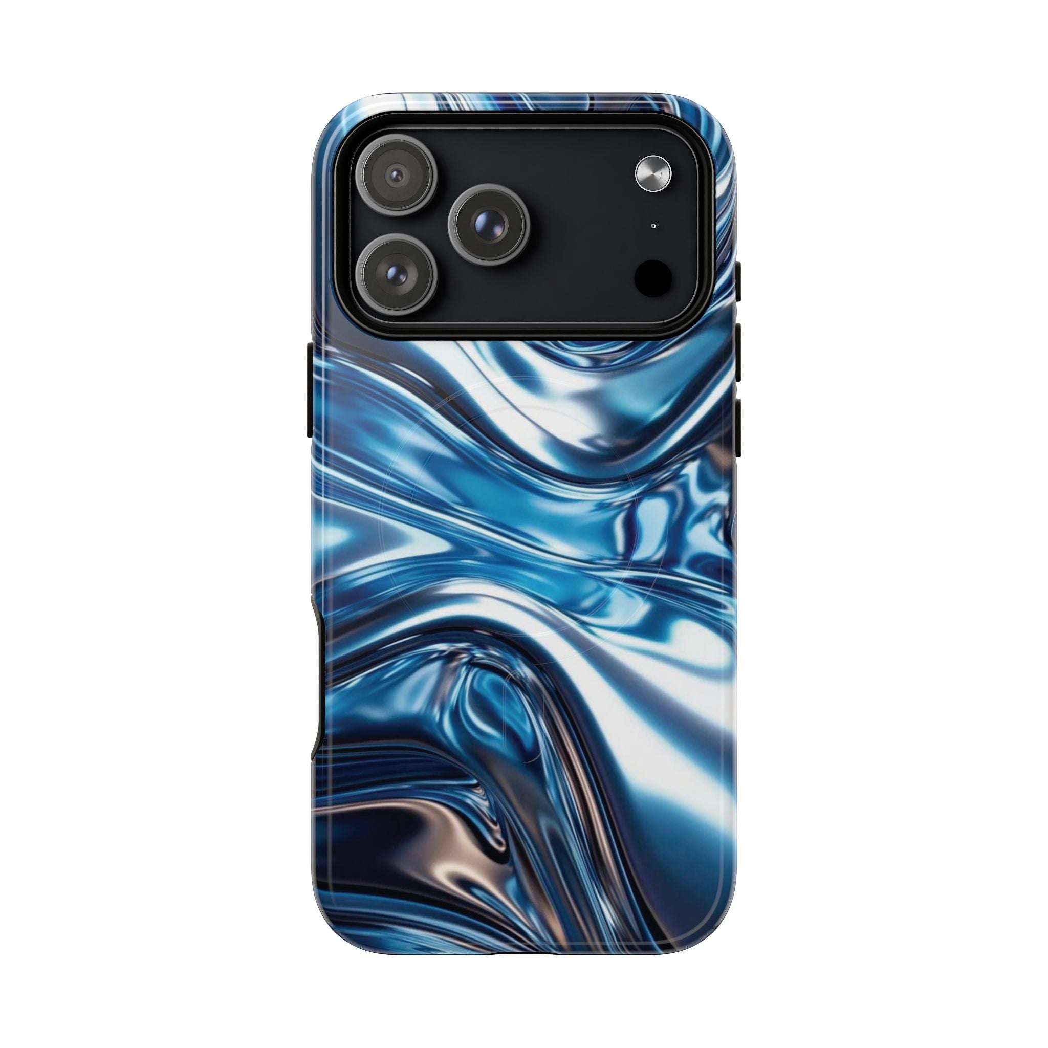 Mirror Gradient Blue Magnetic Phone Case