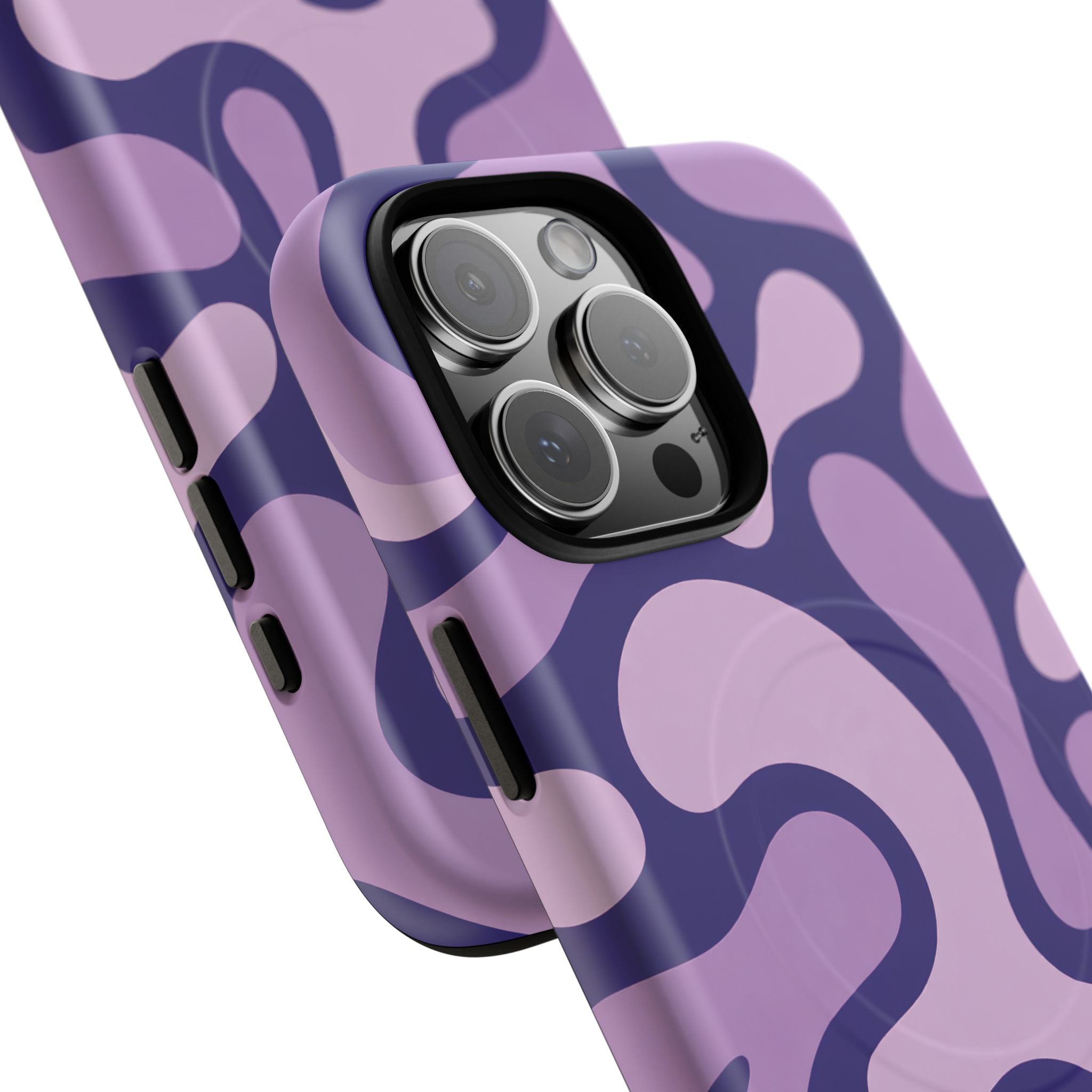 Purple Pattern Magnetic Case