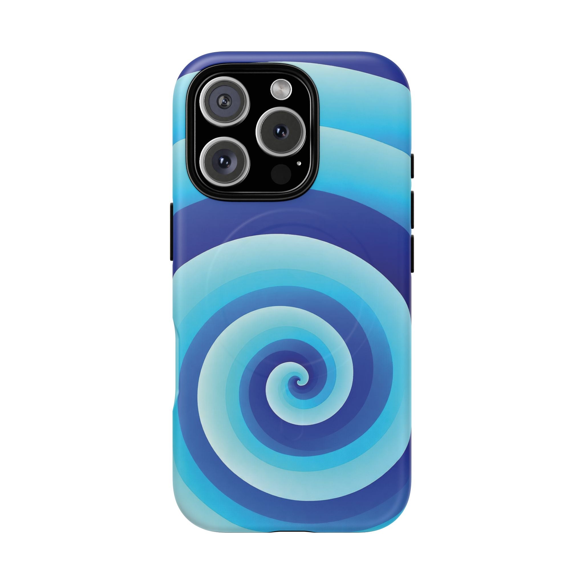 Blue Spiral Magnetic Phone Case