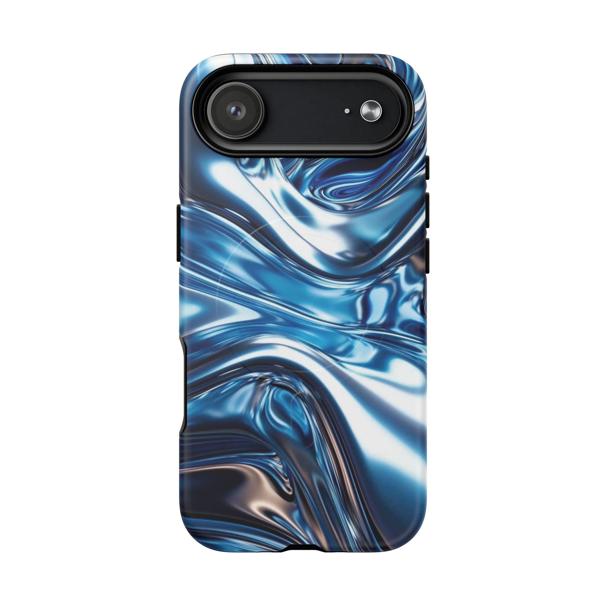 Mirror Gradient Blue Magnetic Phone Case