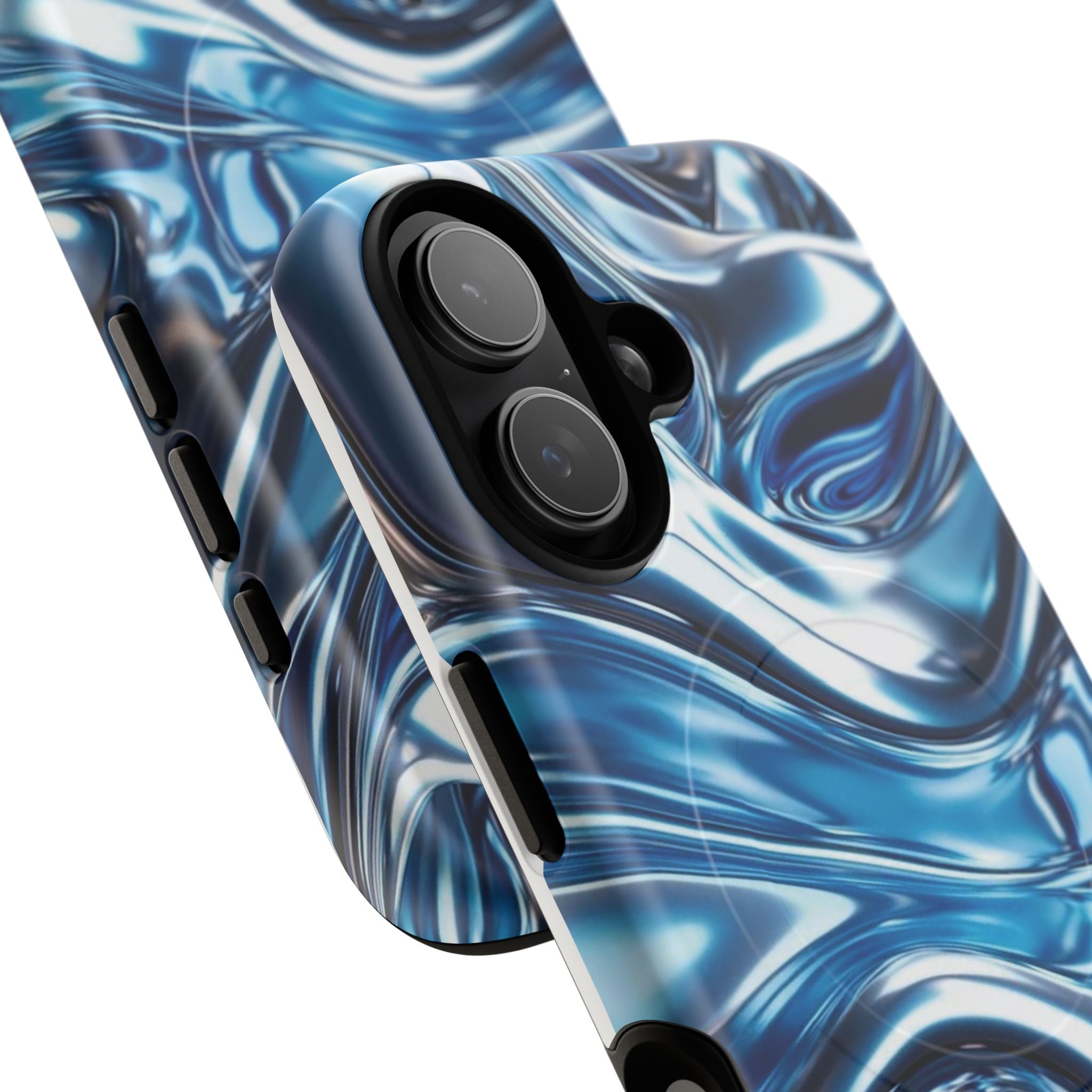 Mirror Gradient Blue Magnetic Phone Case