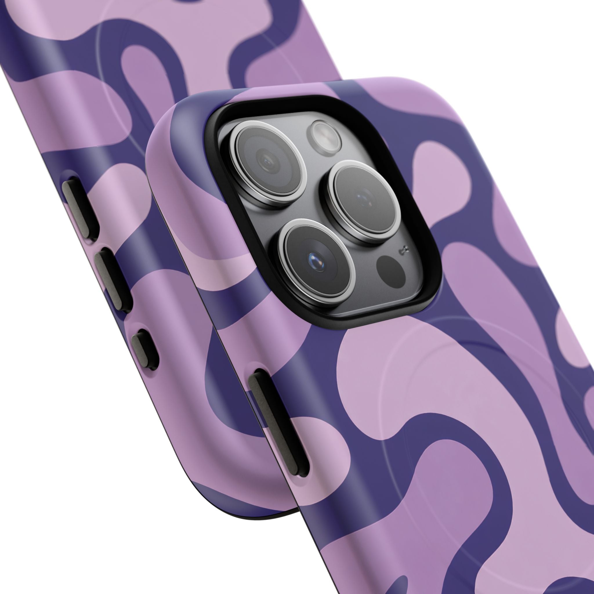 Purple Pattern Magnetic Case