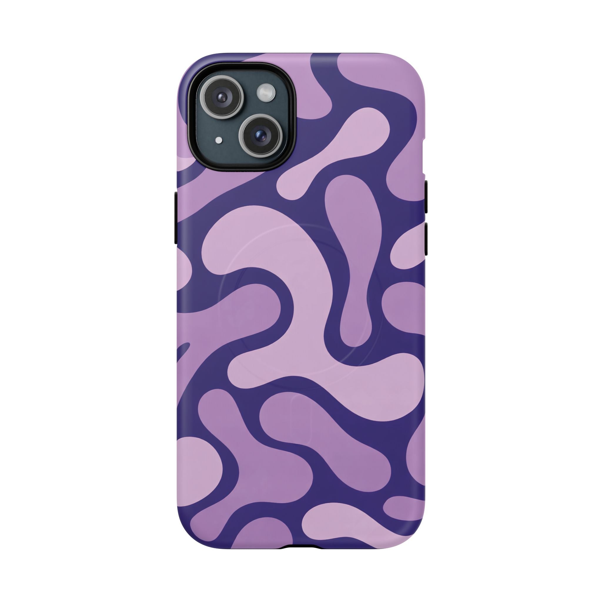 Purple Pattern Magnetic Case
