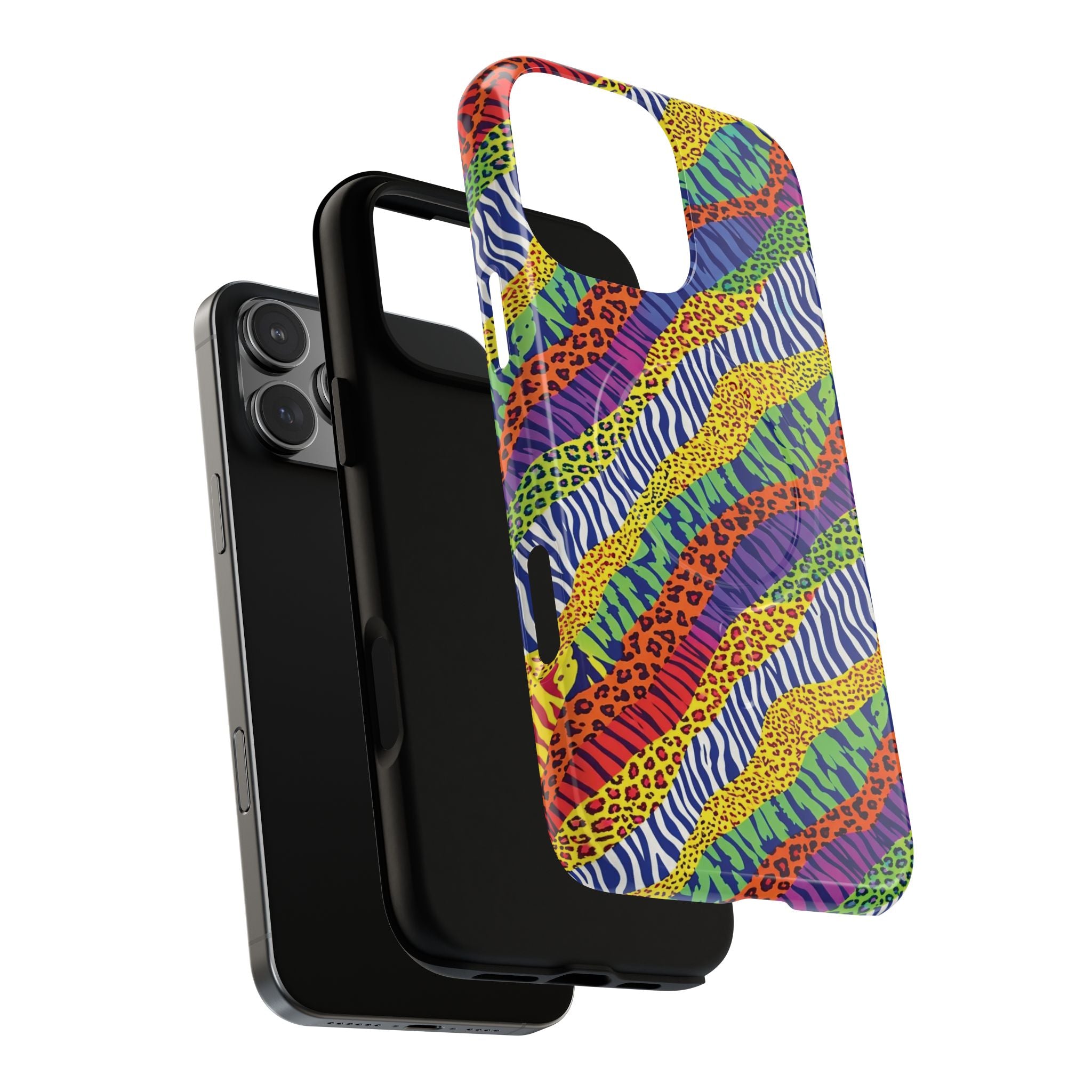 Tough Magnetic Case — Animal Print Arcoíris