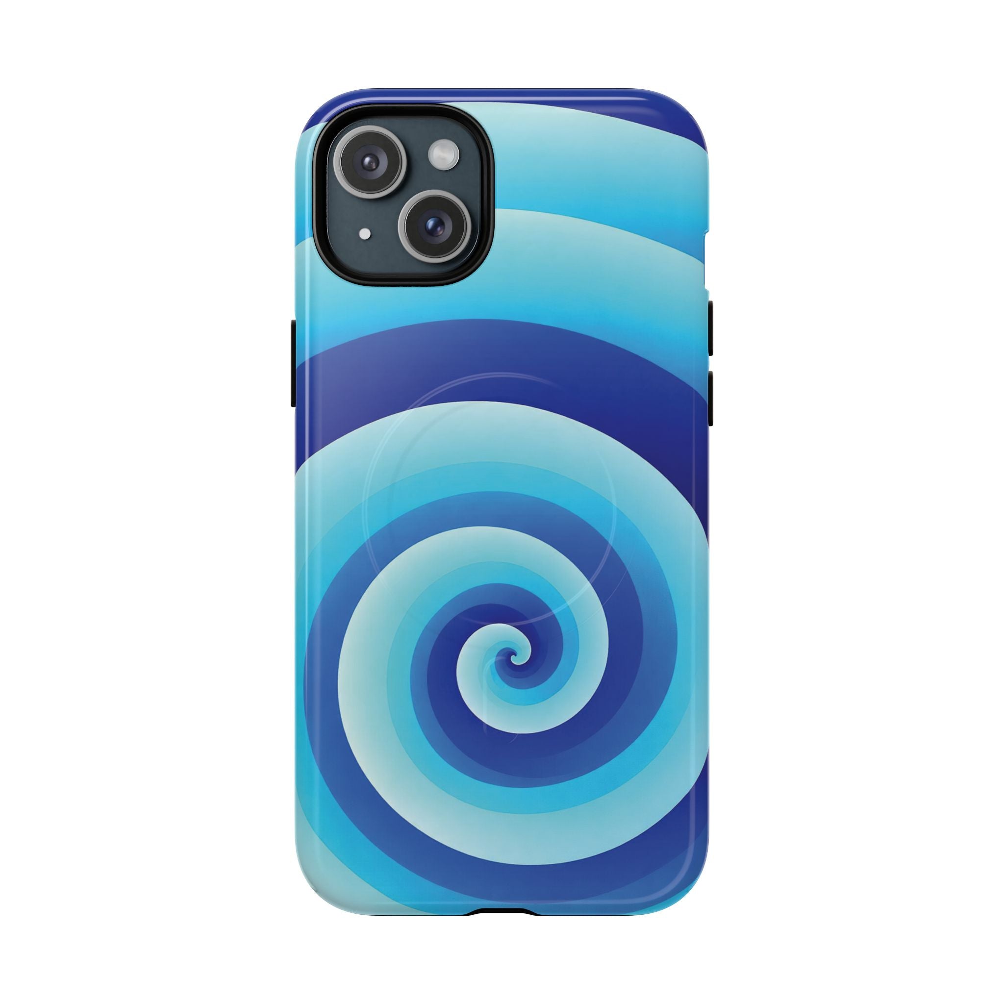 Blue Spiral Magnetic Phone Case