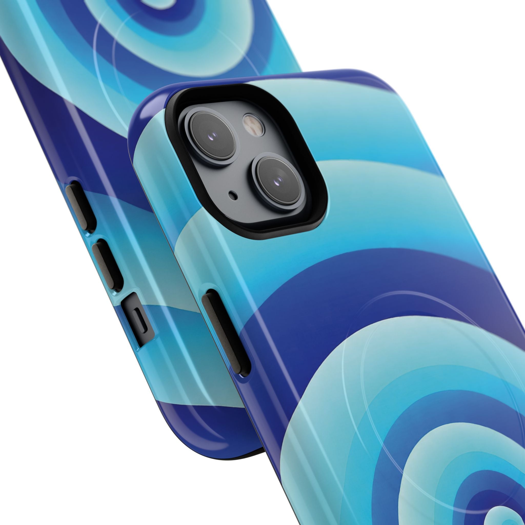 Blue Spiral Magnetic Phone Case