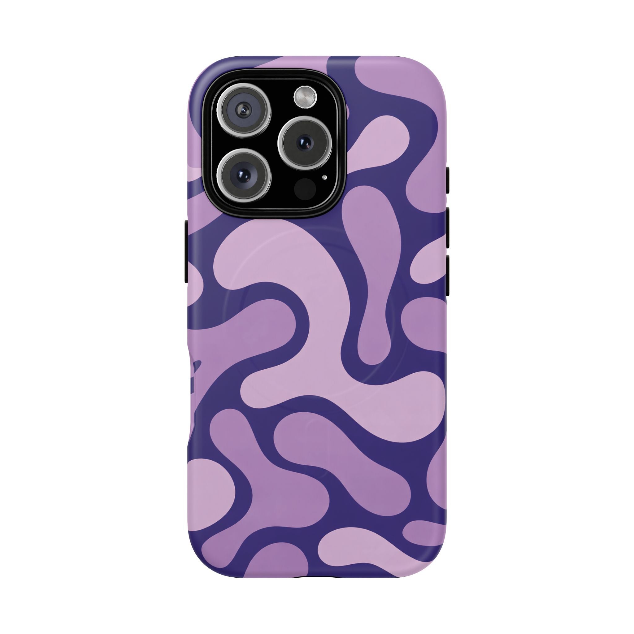 Purple Pattern Magnetic Case
