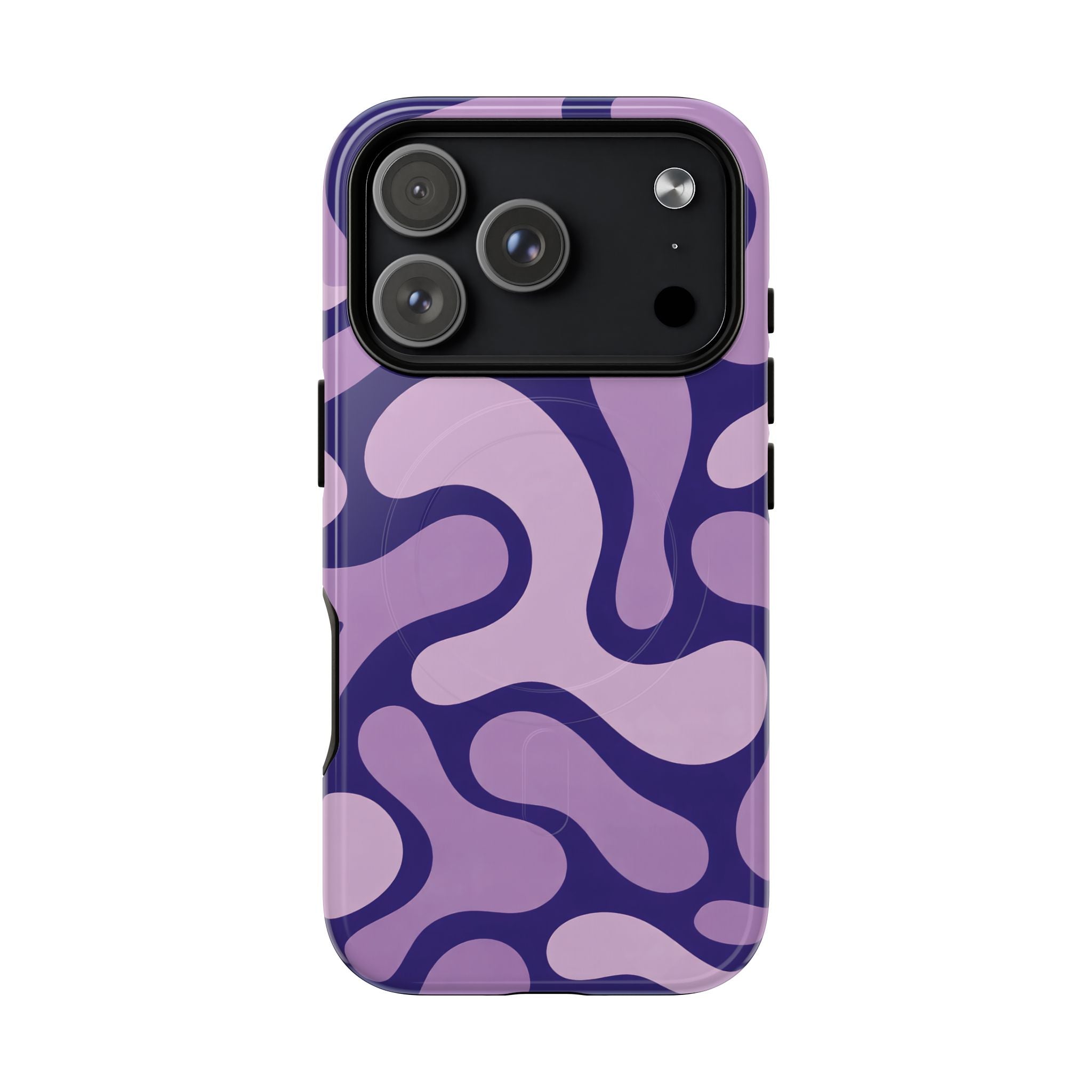 Purple Pattern Magnetic Case