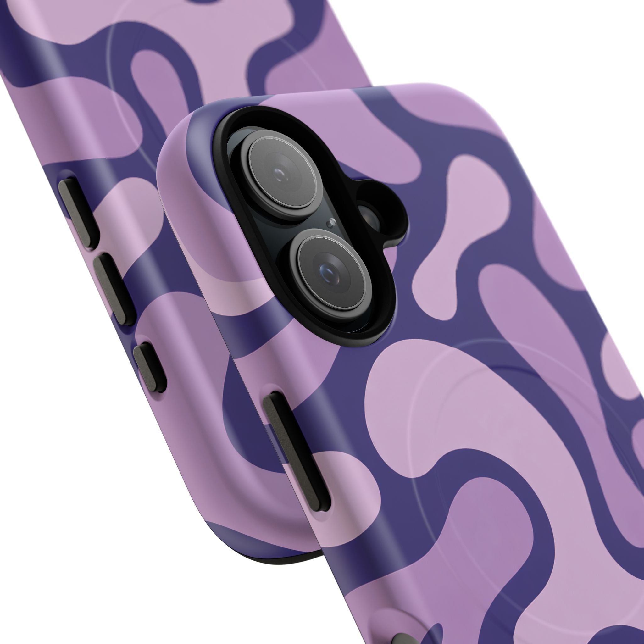 Purple Pattern Magnetic Case