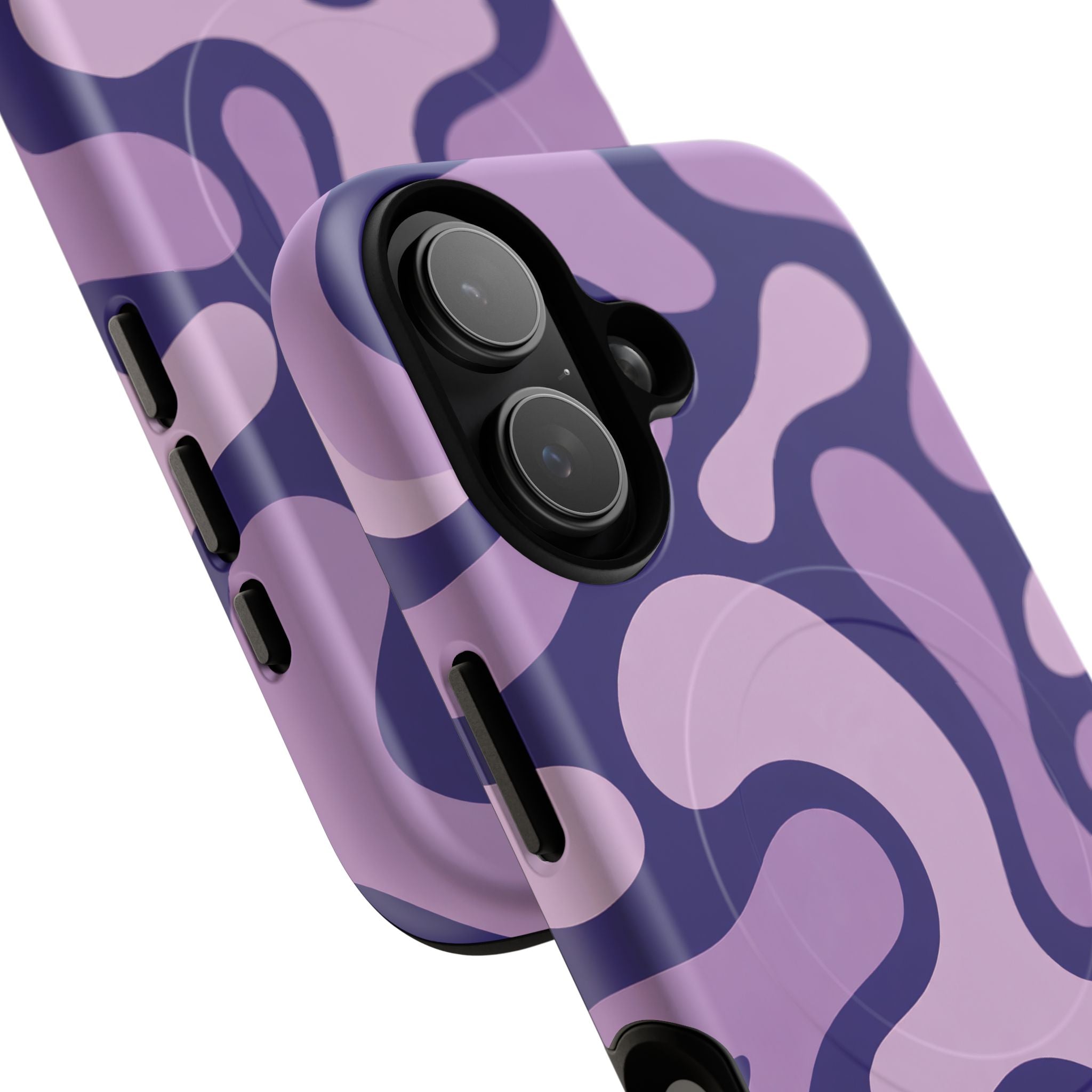 Purple Pattern Magnetic Case