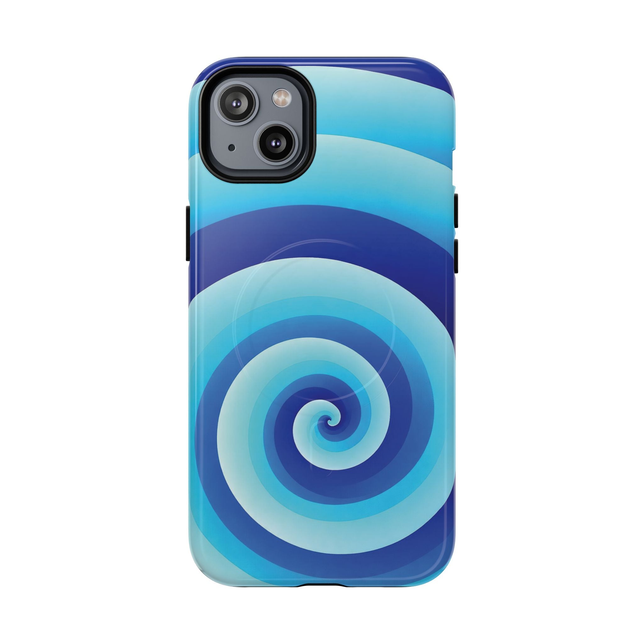Blue Spiral Magnetic Phone Case