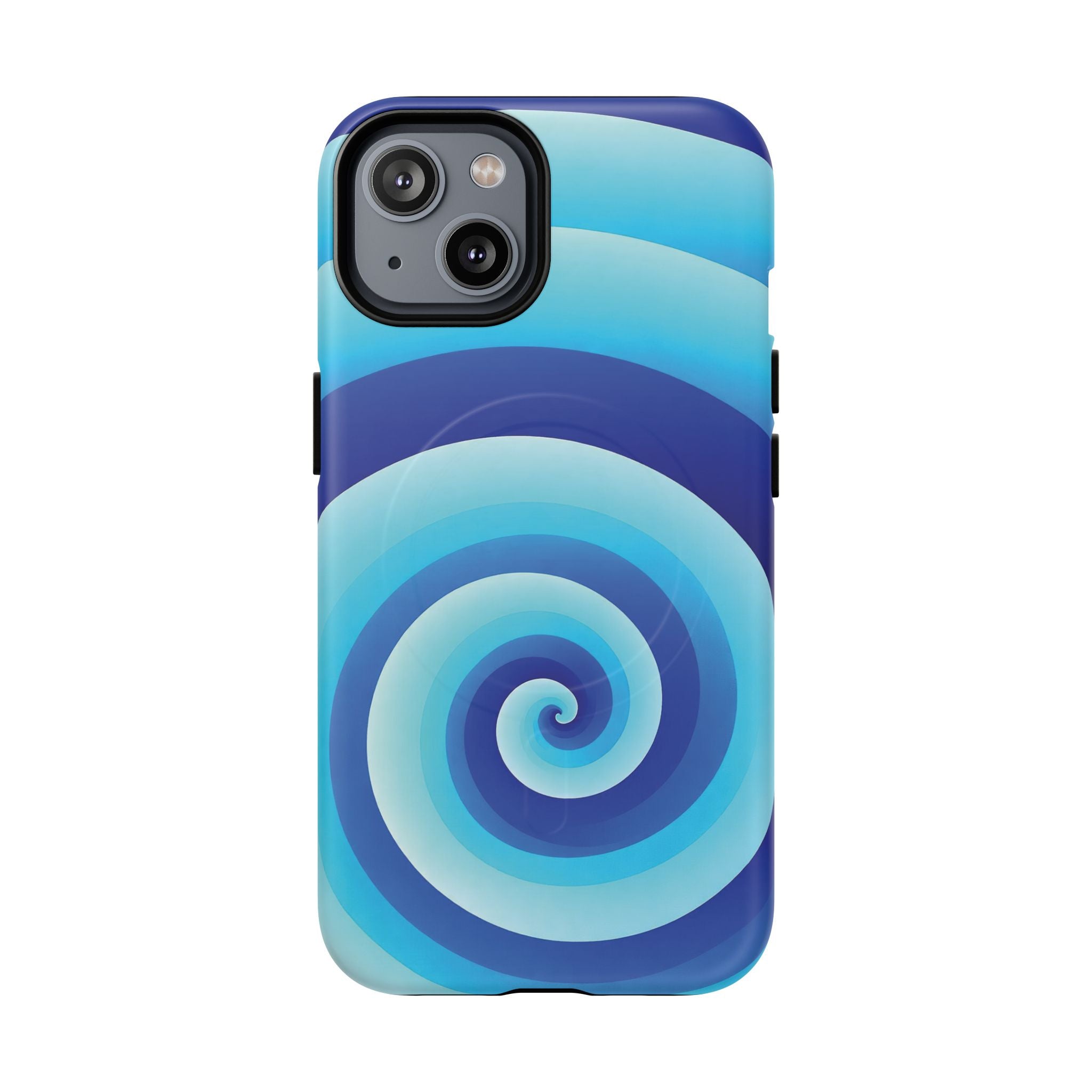Blue Spiral Magnetic Phone Case