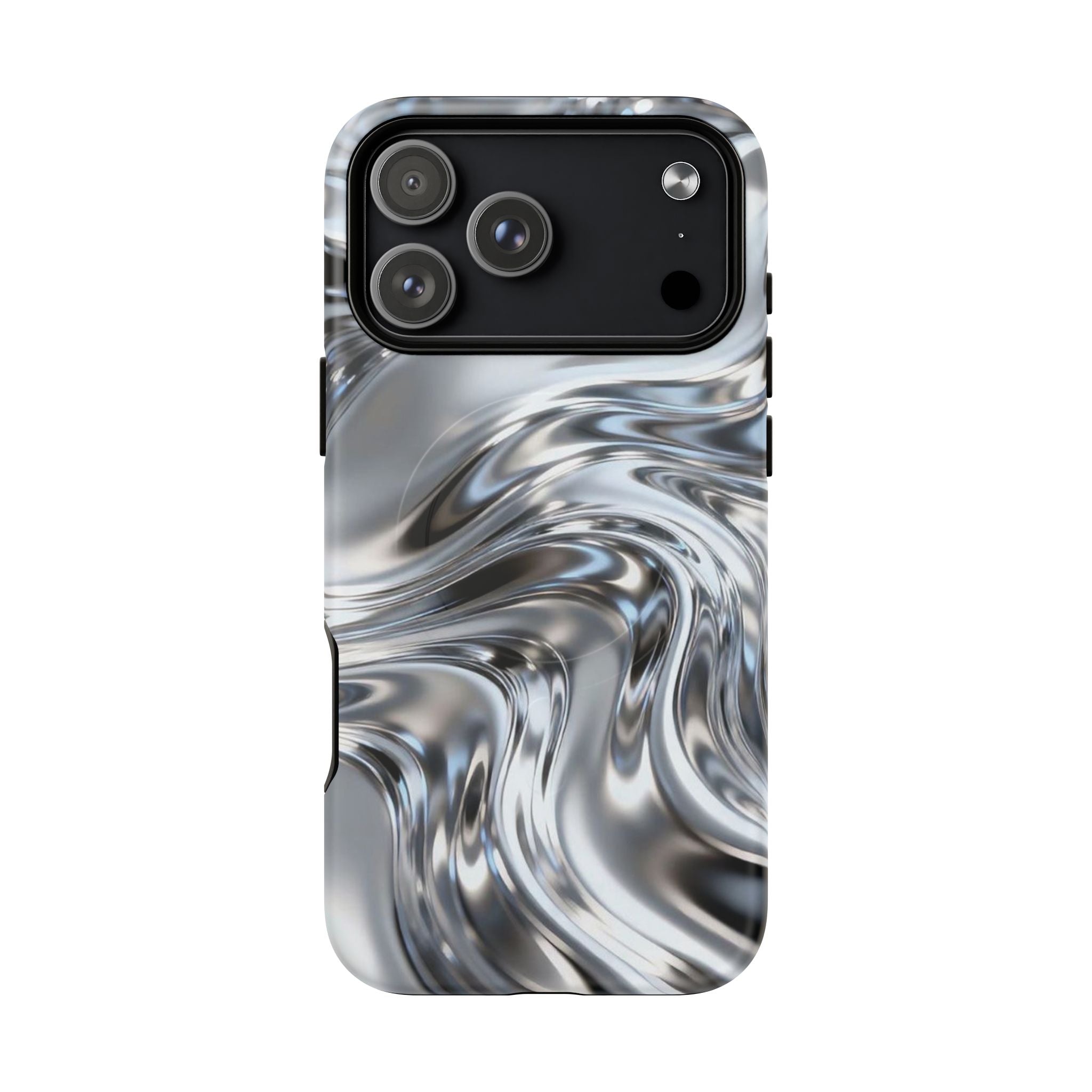 Mirror Gradient Tough Magnetic Case — Reflective Magnetic Phone Cover