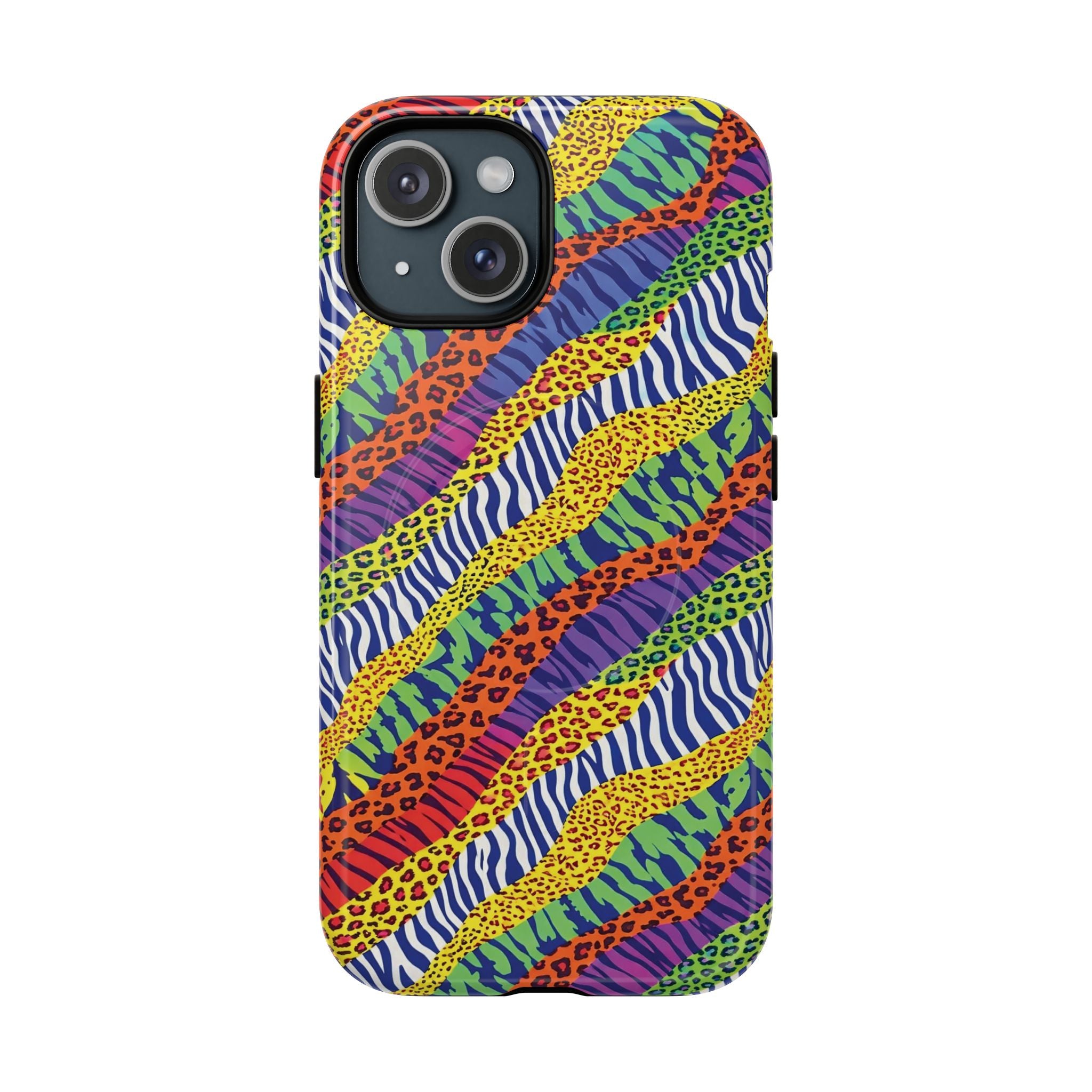 Tough Magnetic Case — Animal Print Arcoíris