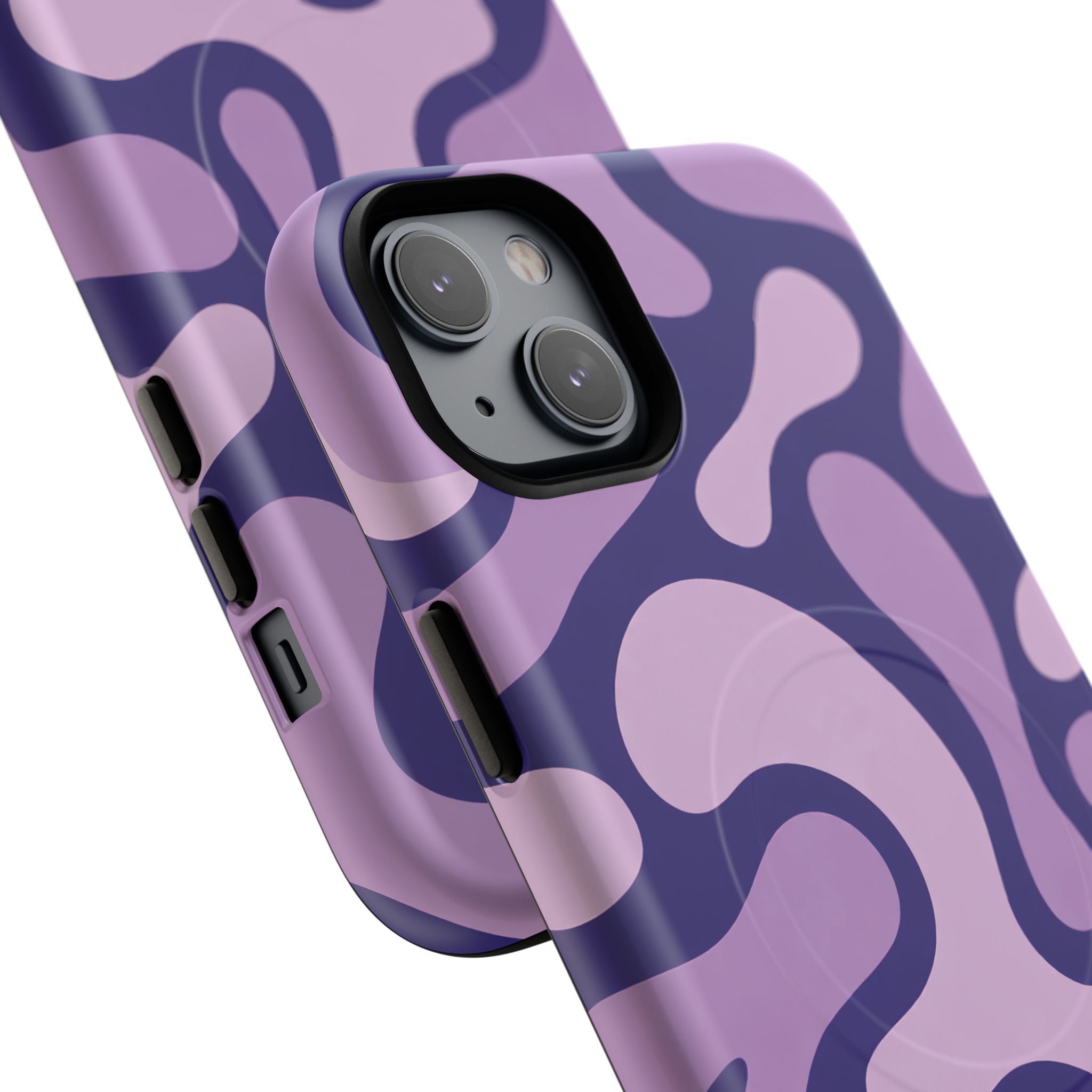 Purple Pattern Magnetic Case