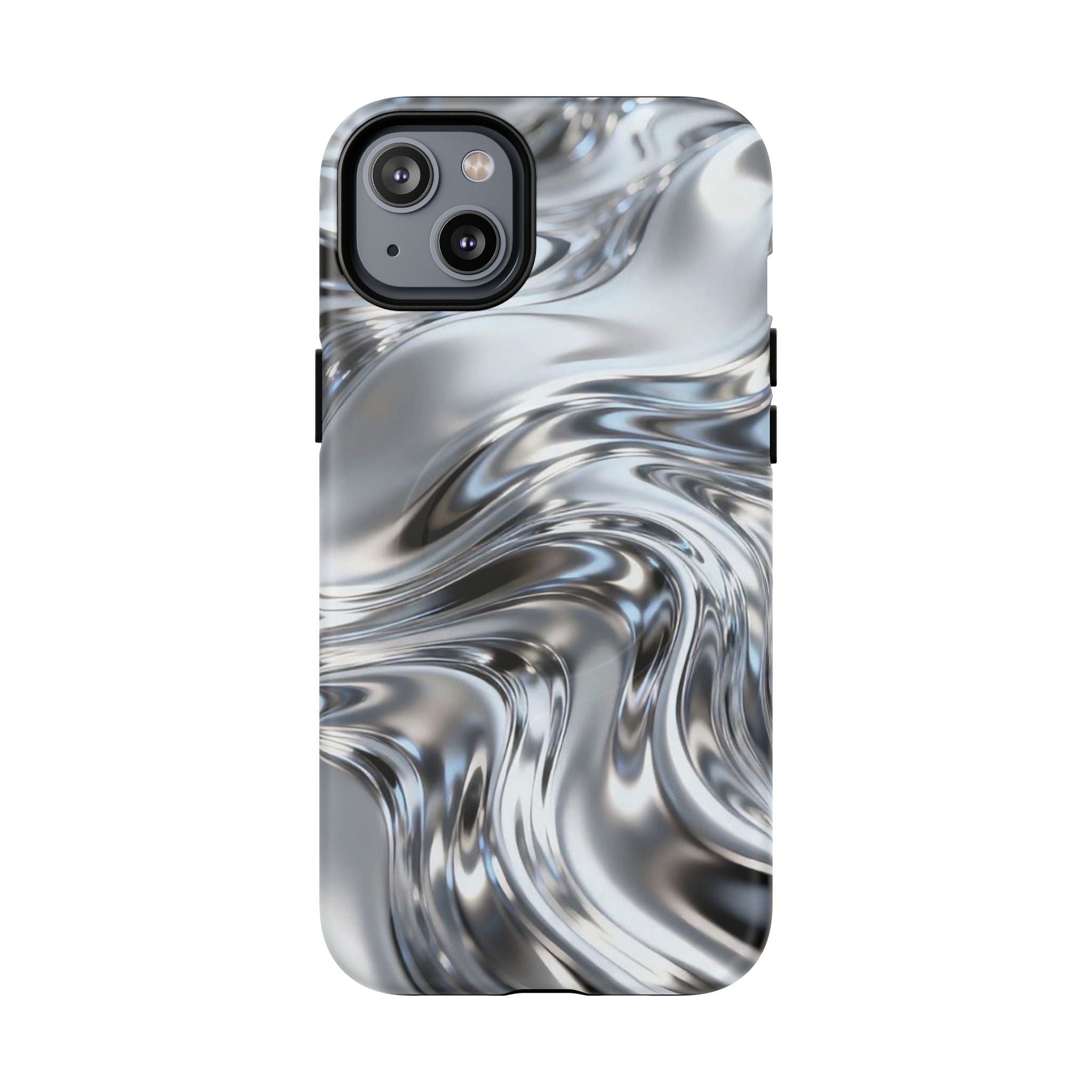 Mirror Gradient Tough Magnetic Case — Reflective Magnetic Phone Cover