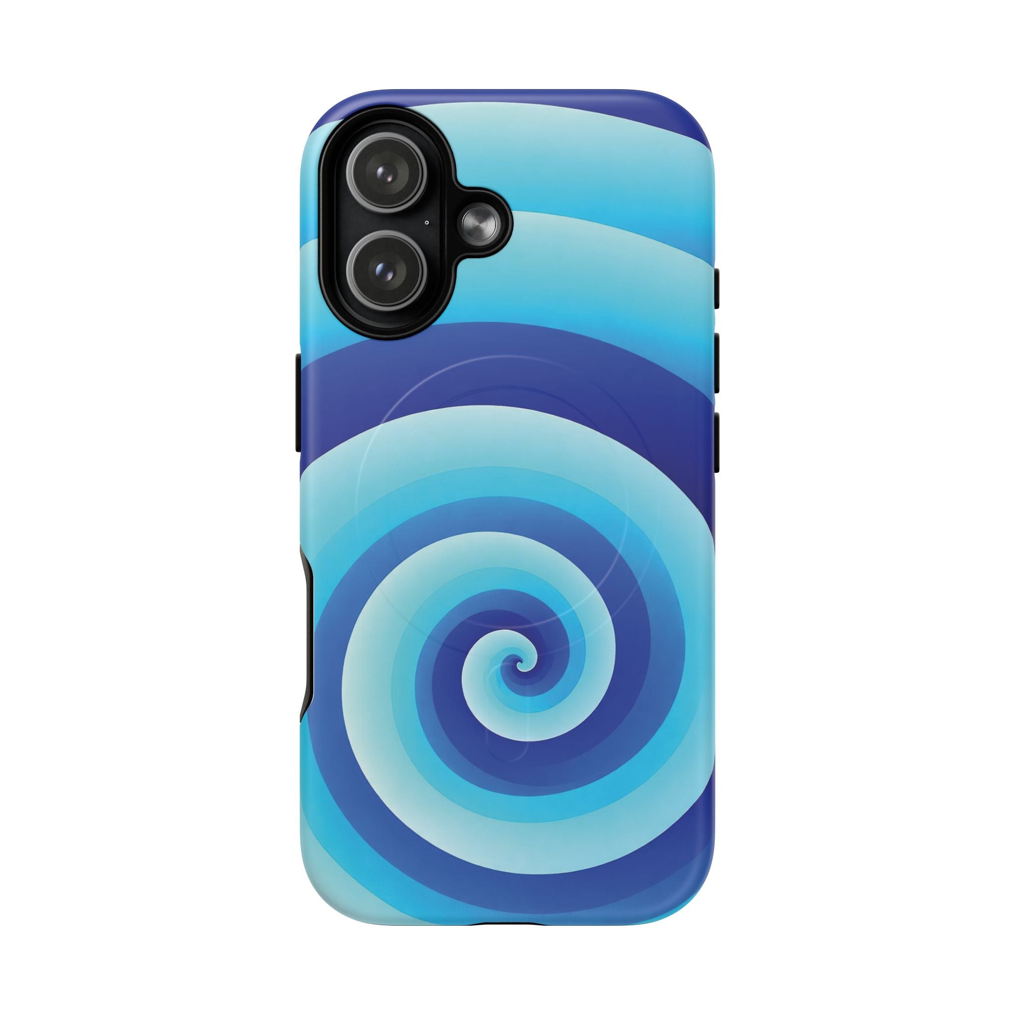 Blue Spiral Magnetic Phone Case