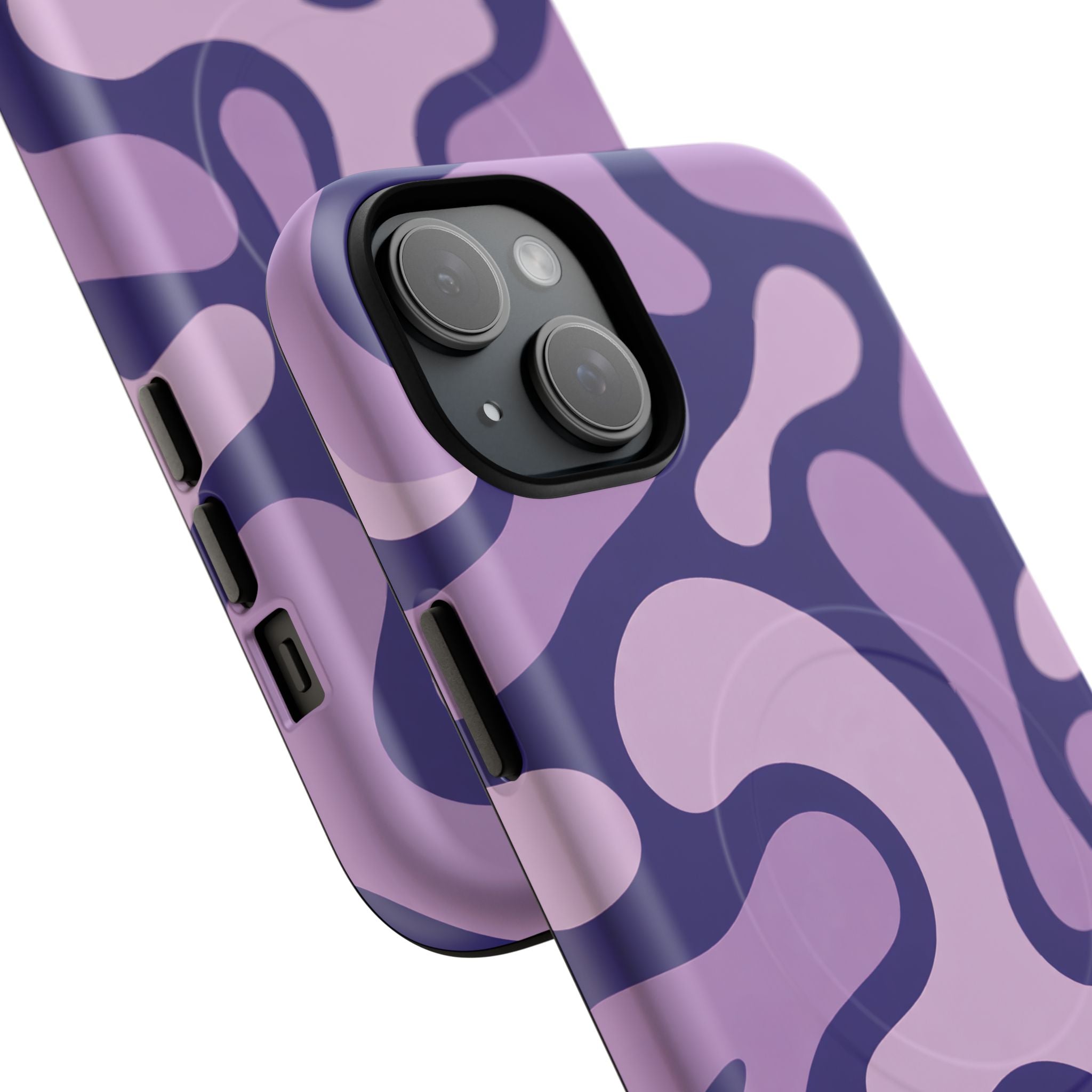 Purple Pattern Magnetic Case
