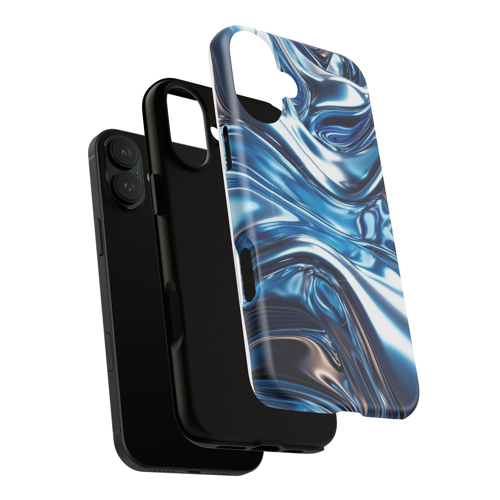 Mirror Gradient Blue Magnetic Phone Case