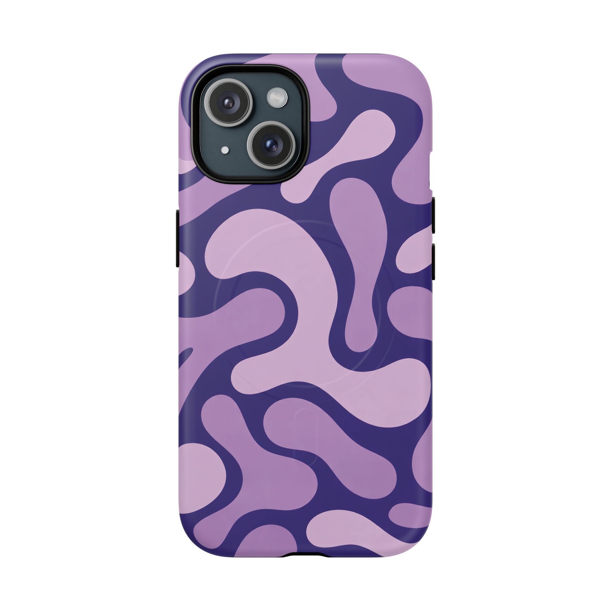 Purple Pattern Magnetic Case