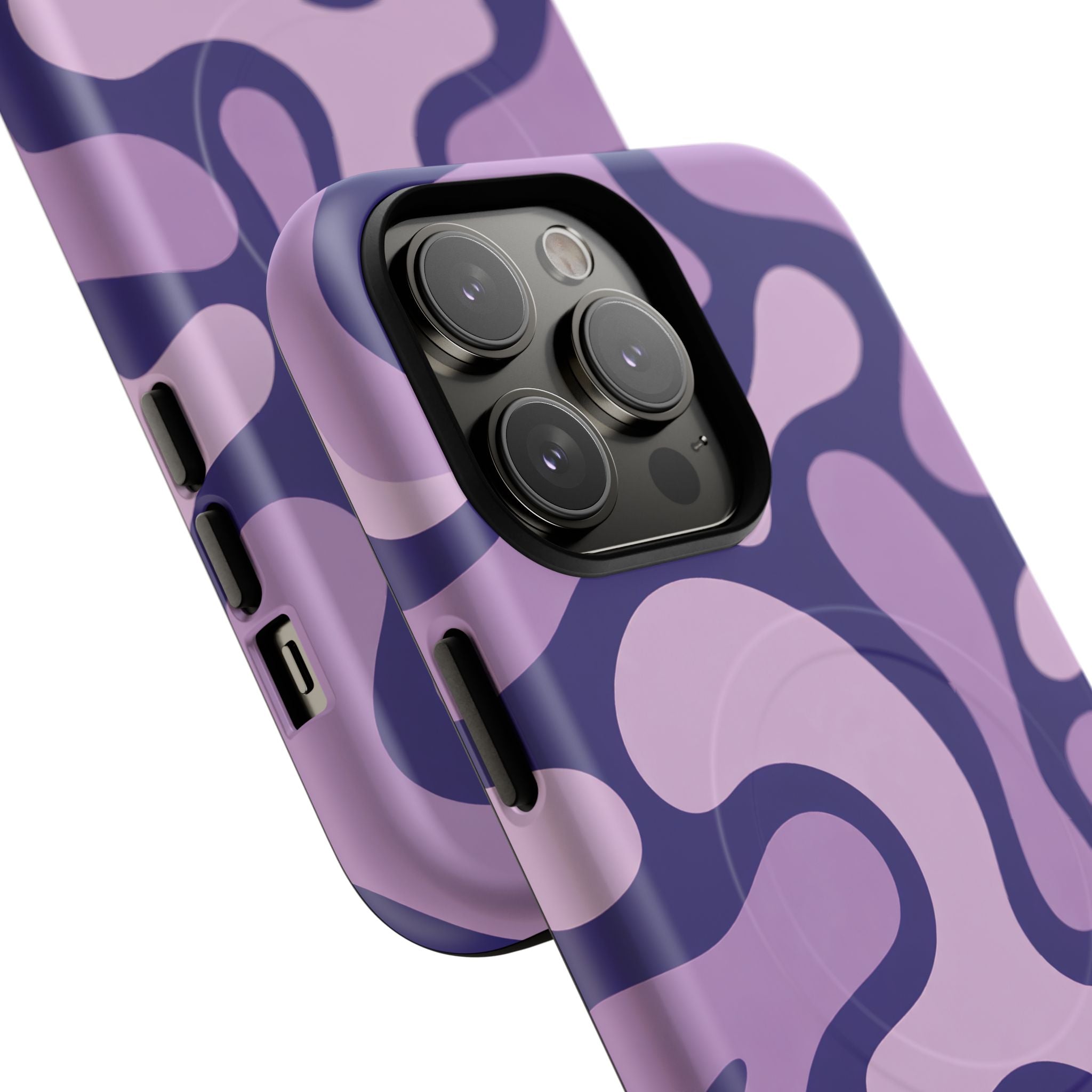 Purple Pattern Magnetic Case
