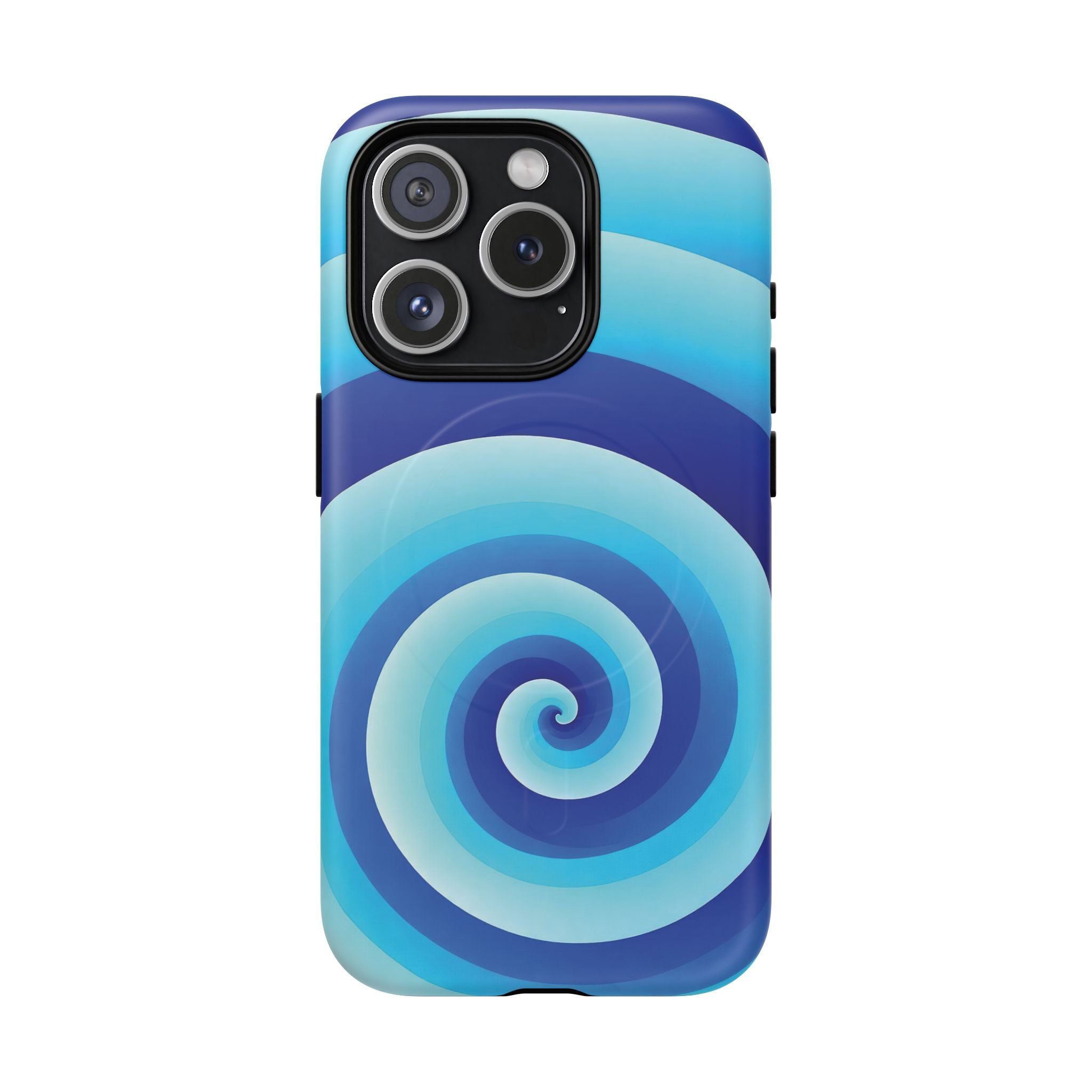 Blue Spiral Magnetic Phone Case