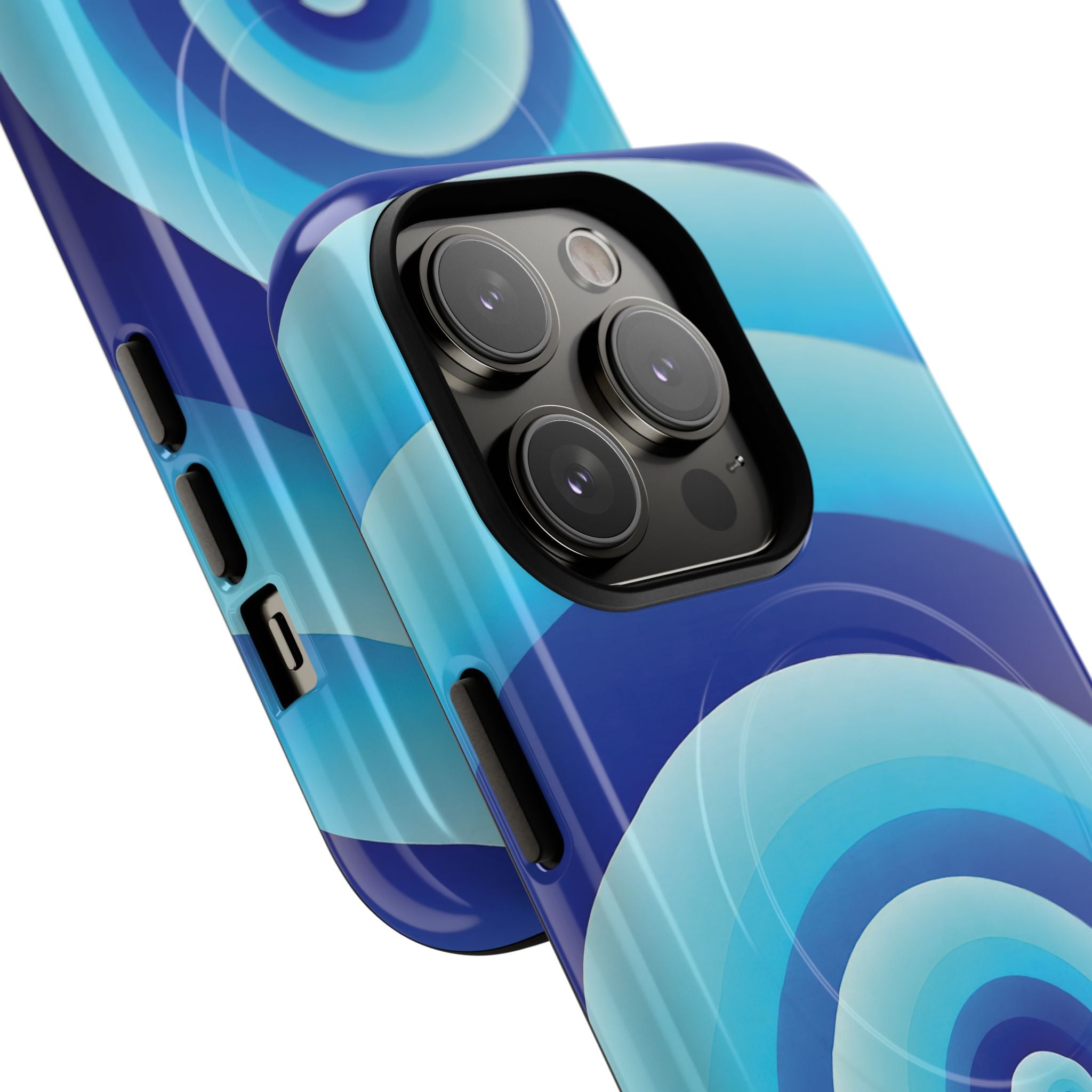Blue Spiral Magnetic Phone Case