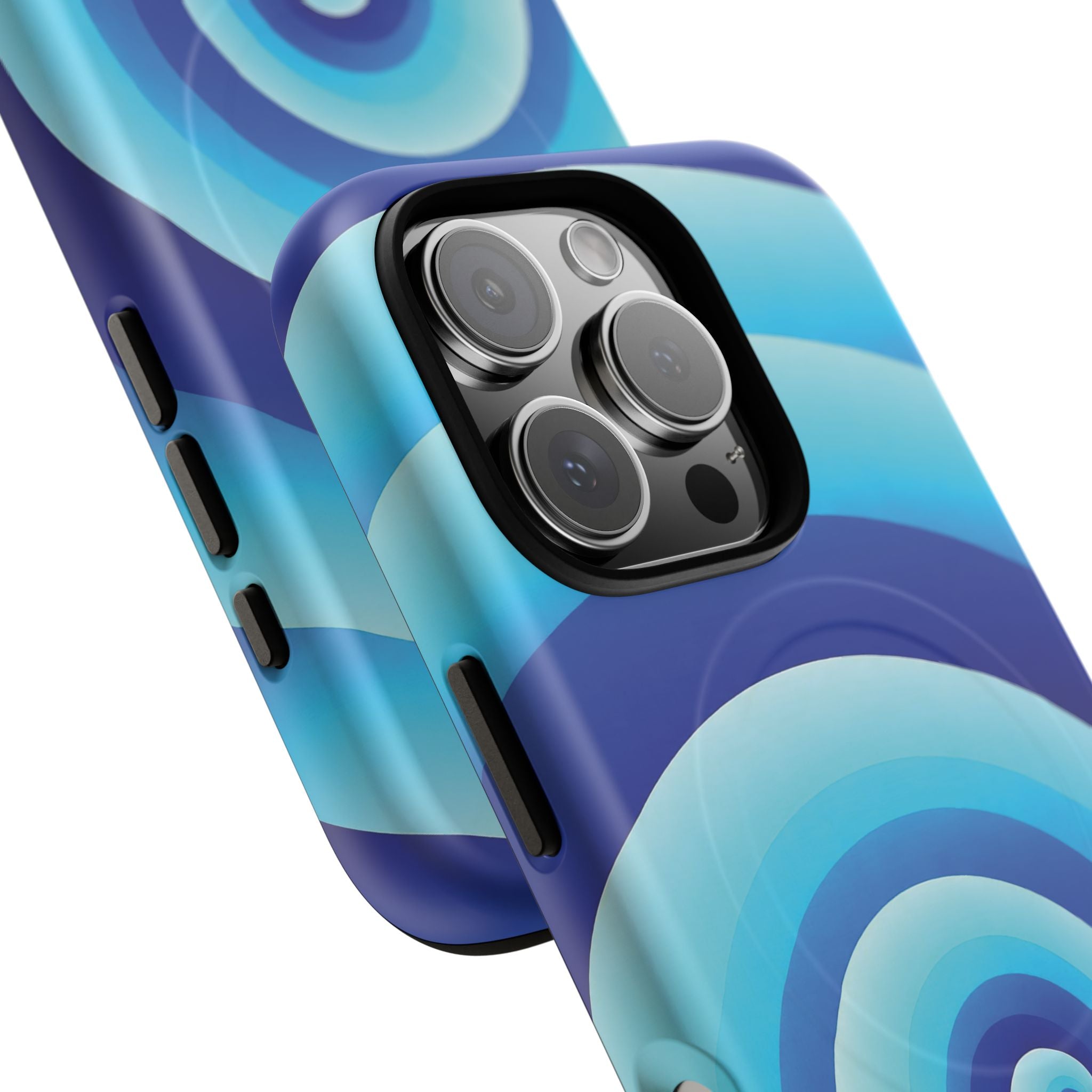 Blue Spiral Magnetic Phone Case