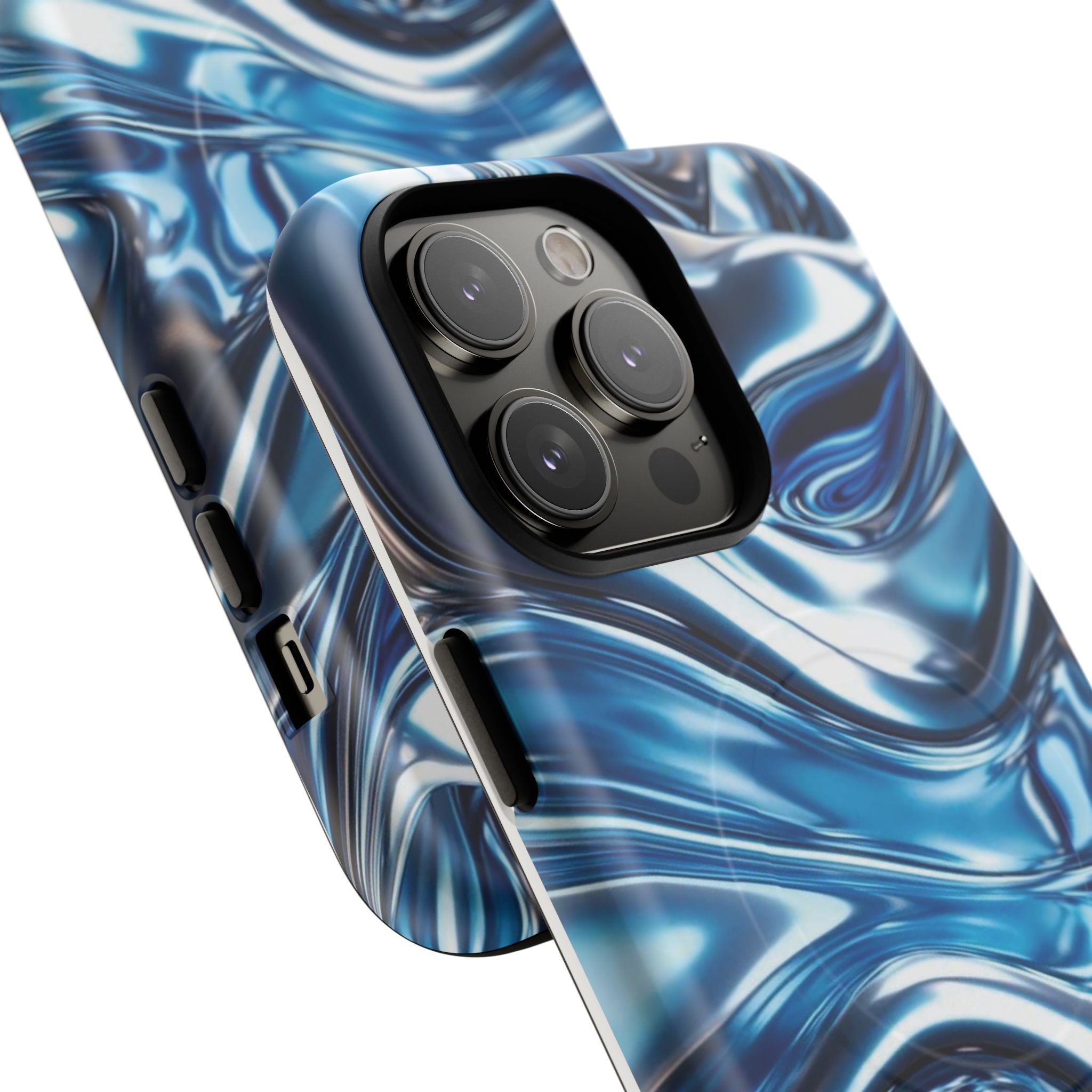 Mirror Gradient Blue Magnetic Phone Case