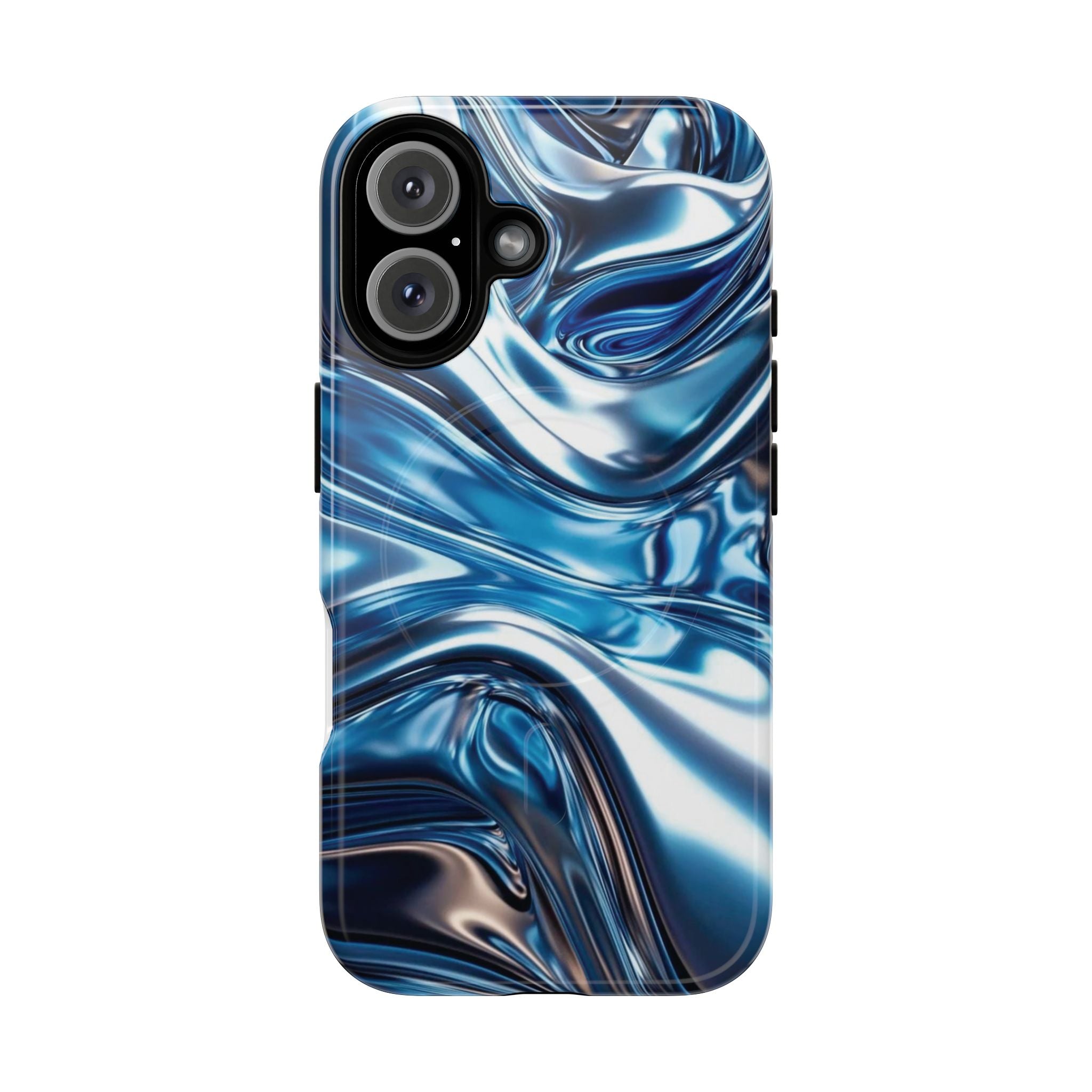 Mirror Gradient Blue Magnetic Phone Case