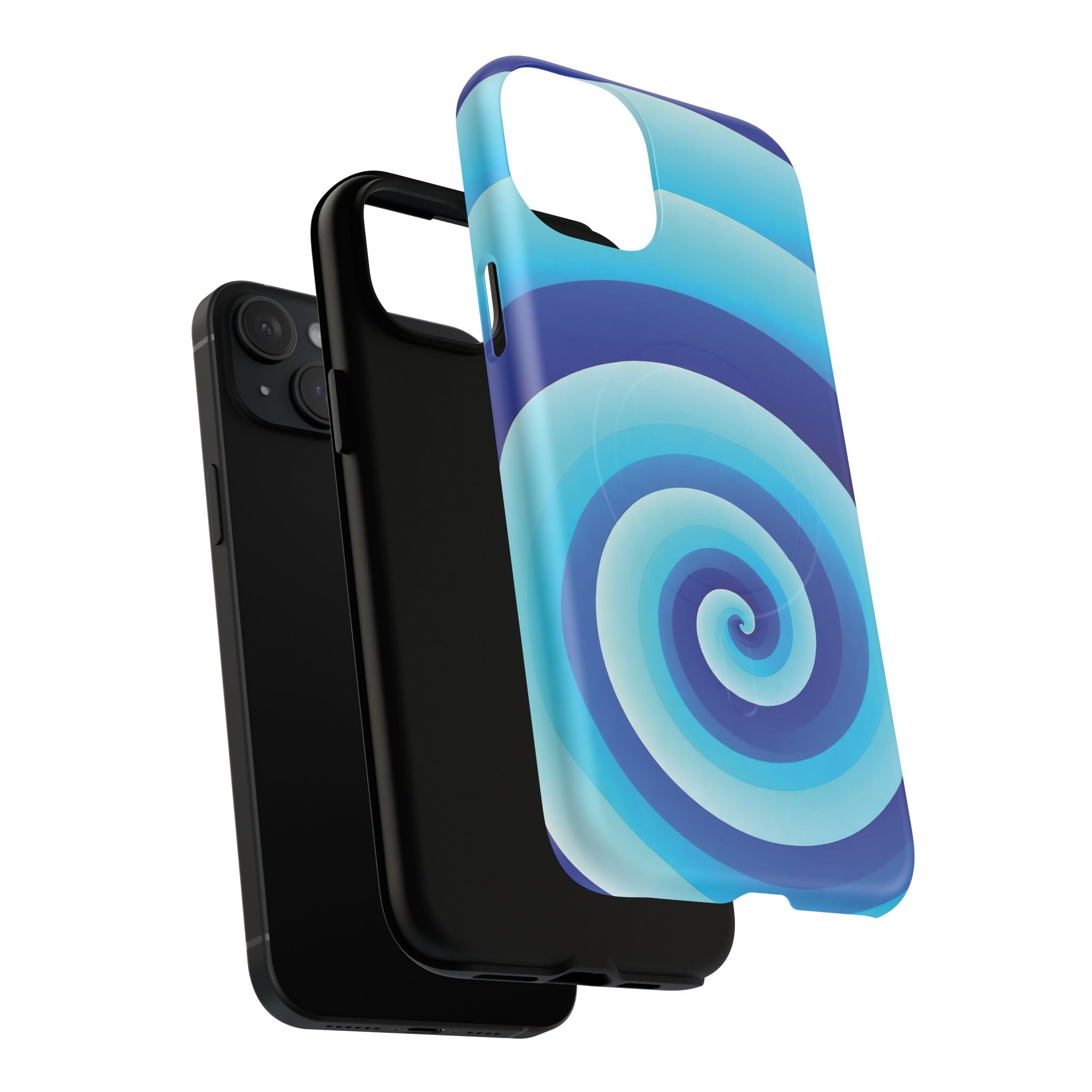 Blue Spiral Magnetic Phone Case