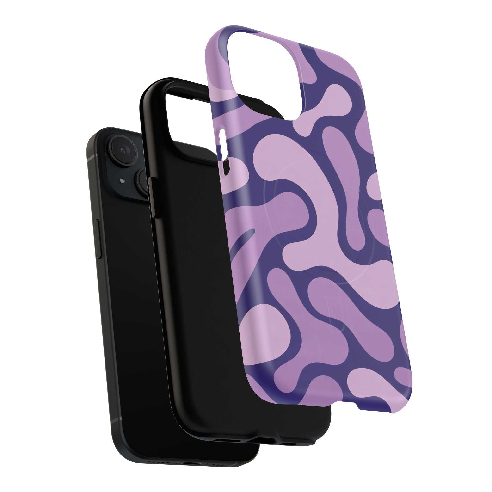 Purple Pattern Magnetic Case