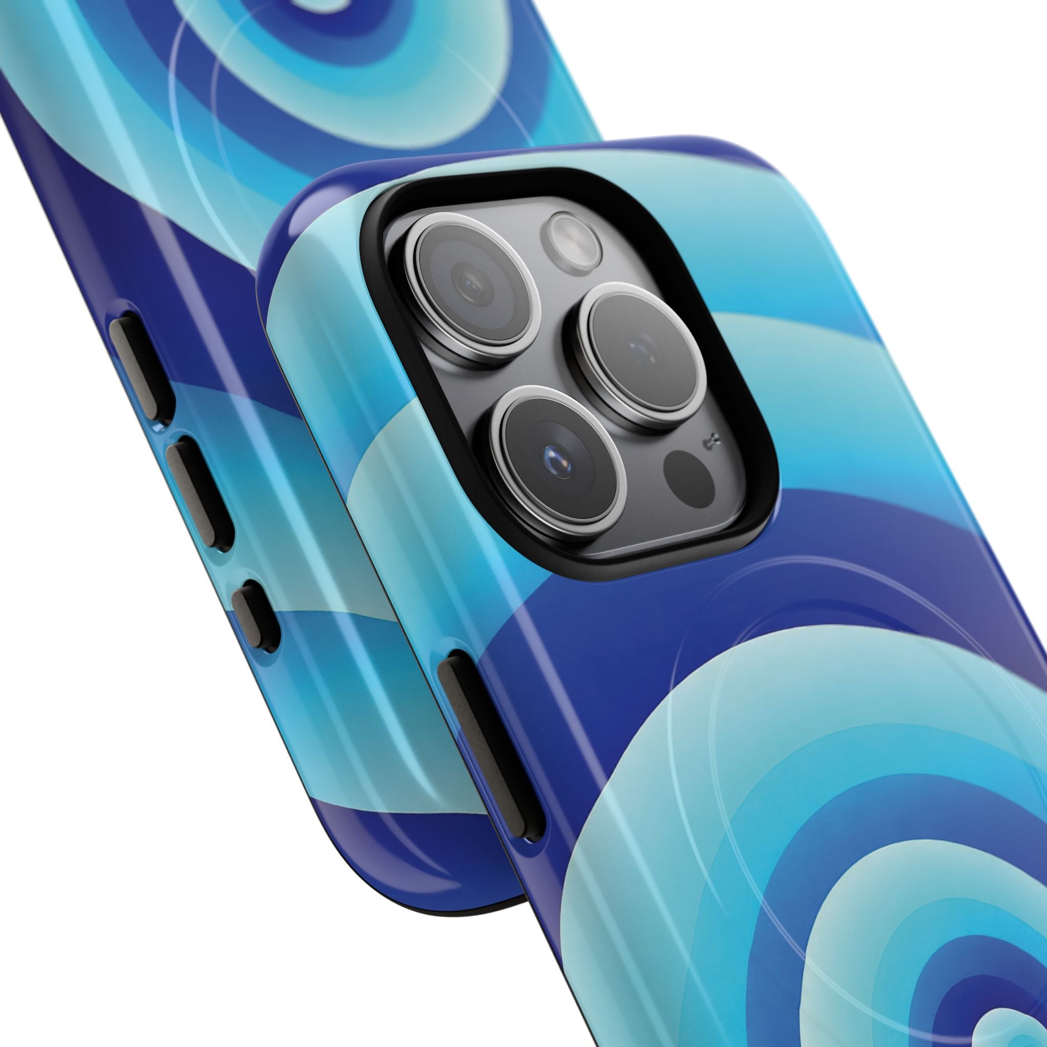 Blue Spiral Magnetic Phone Case