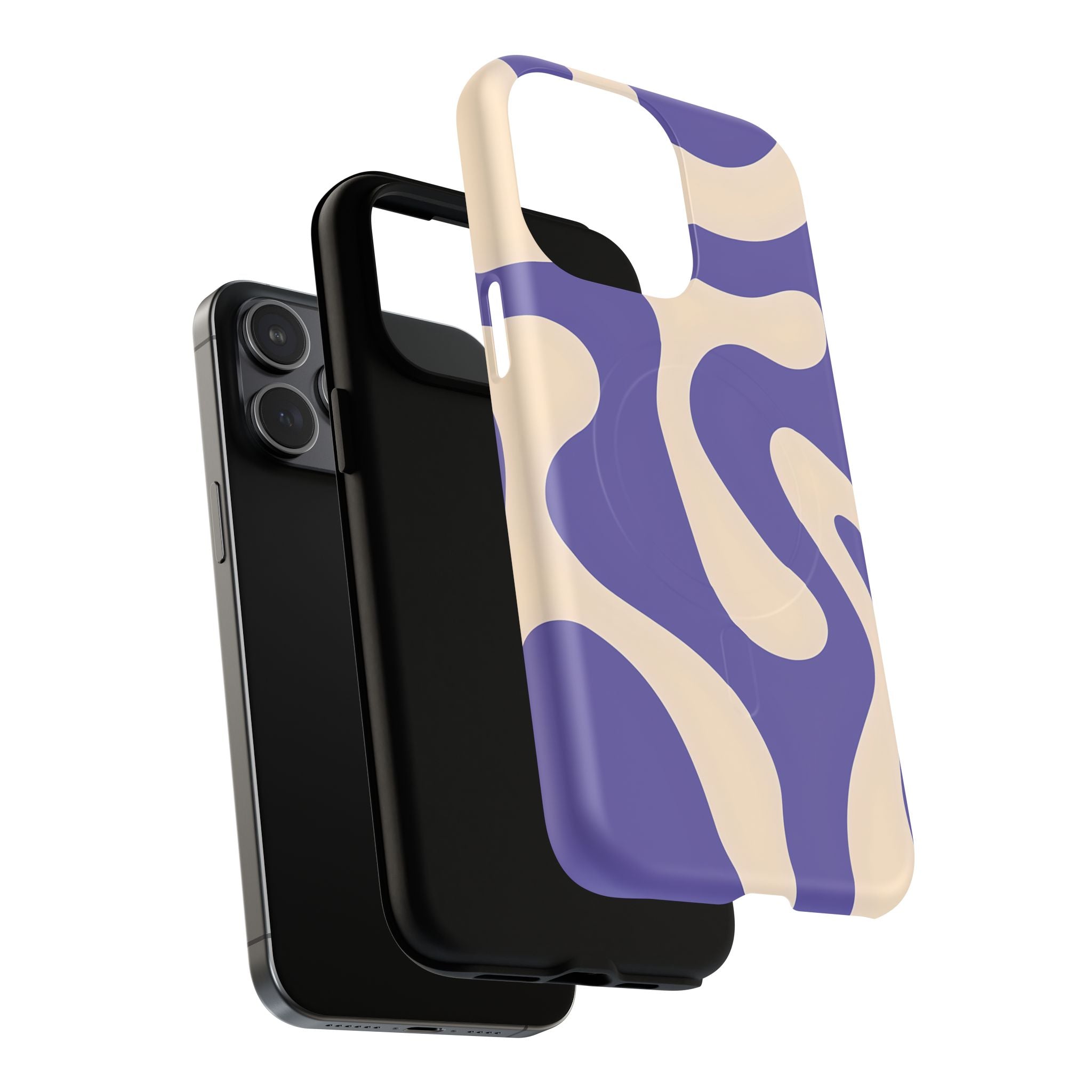 Abstract Purple | iPhone Case – Stylish Artistic Protective Cover