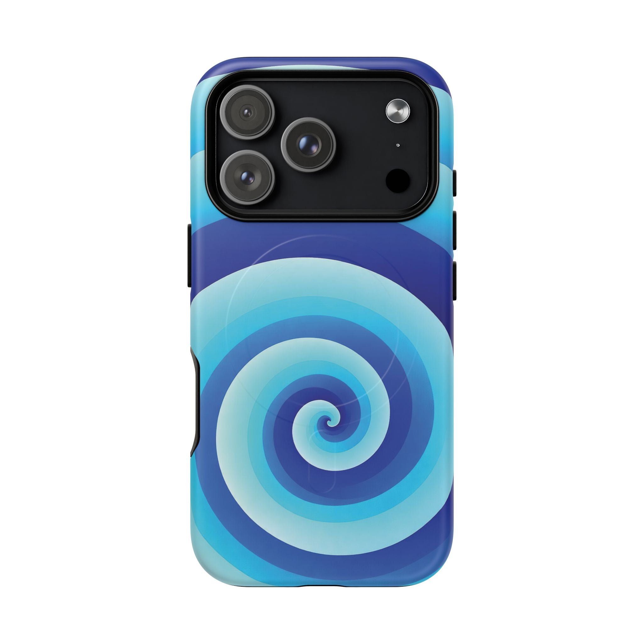 Blue Spiral Magnetic Phone Case