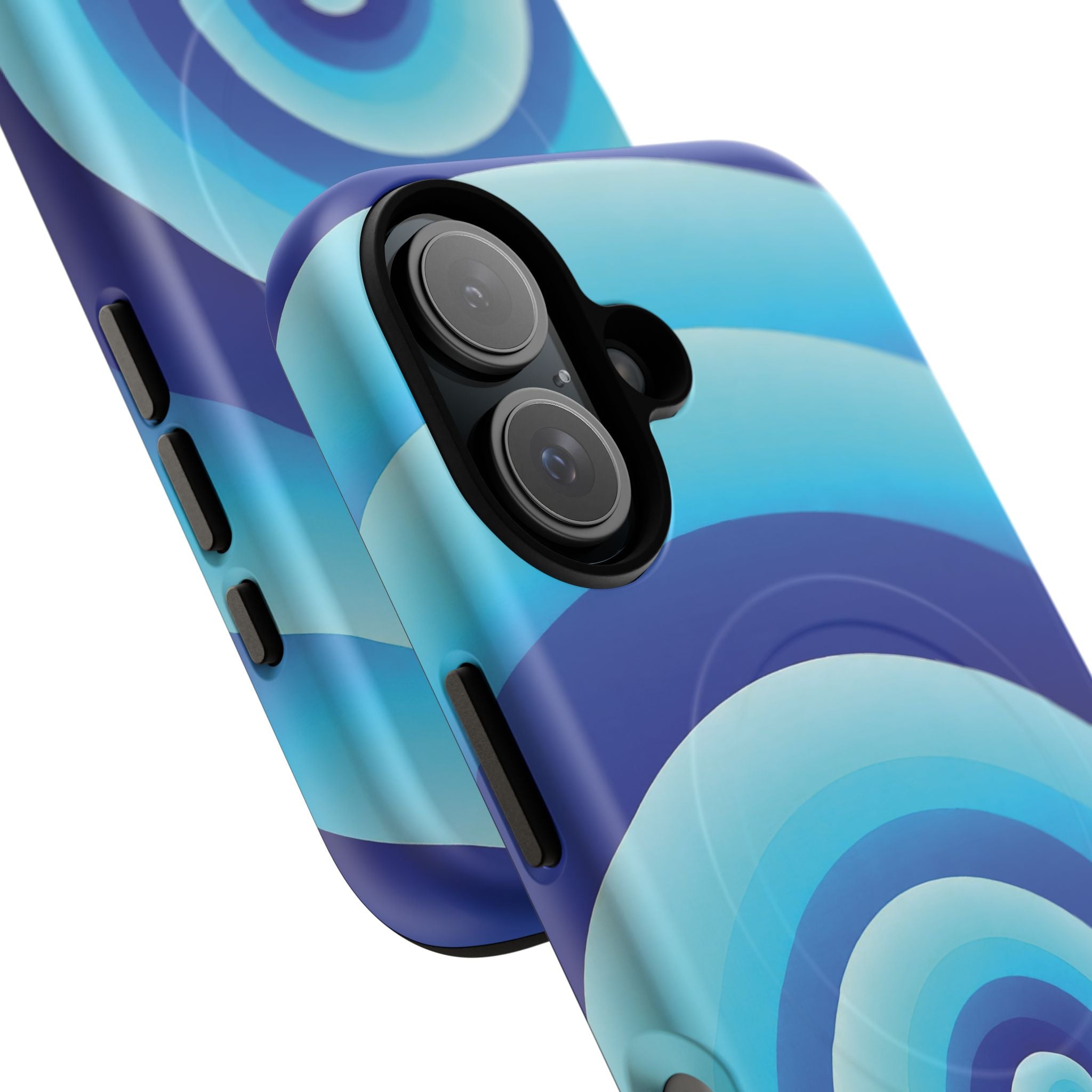 Blue Spiral Magnetic Phone Case