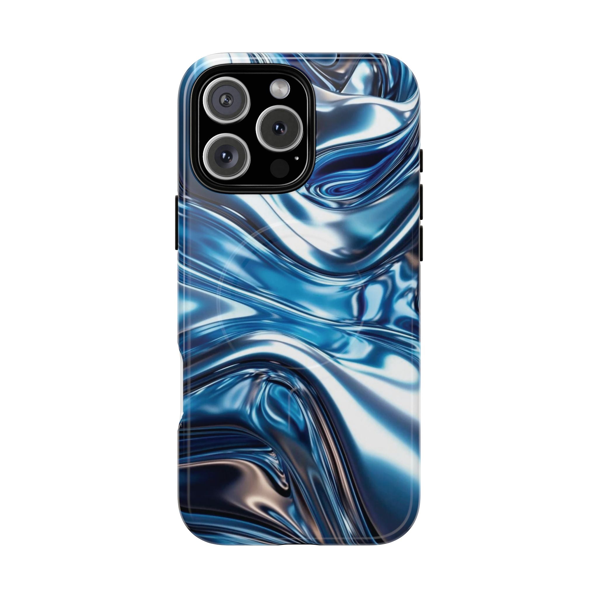 Mirror Gradient Blue Magnetic Phone Case