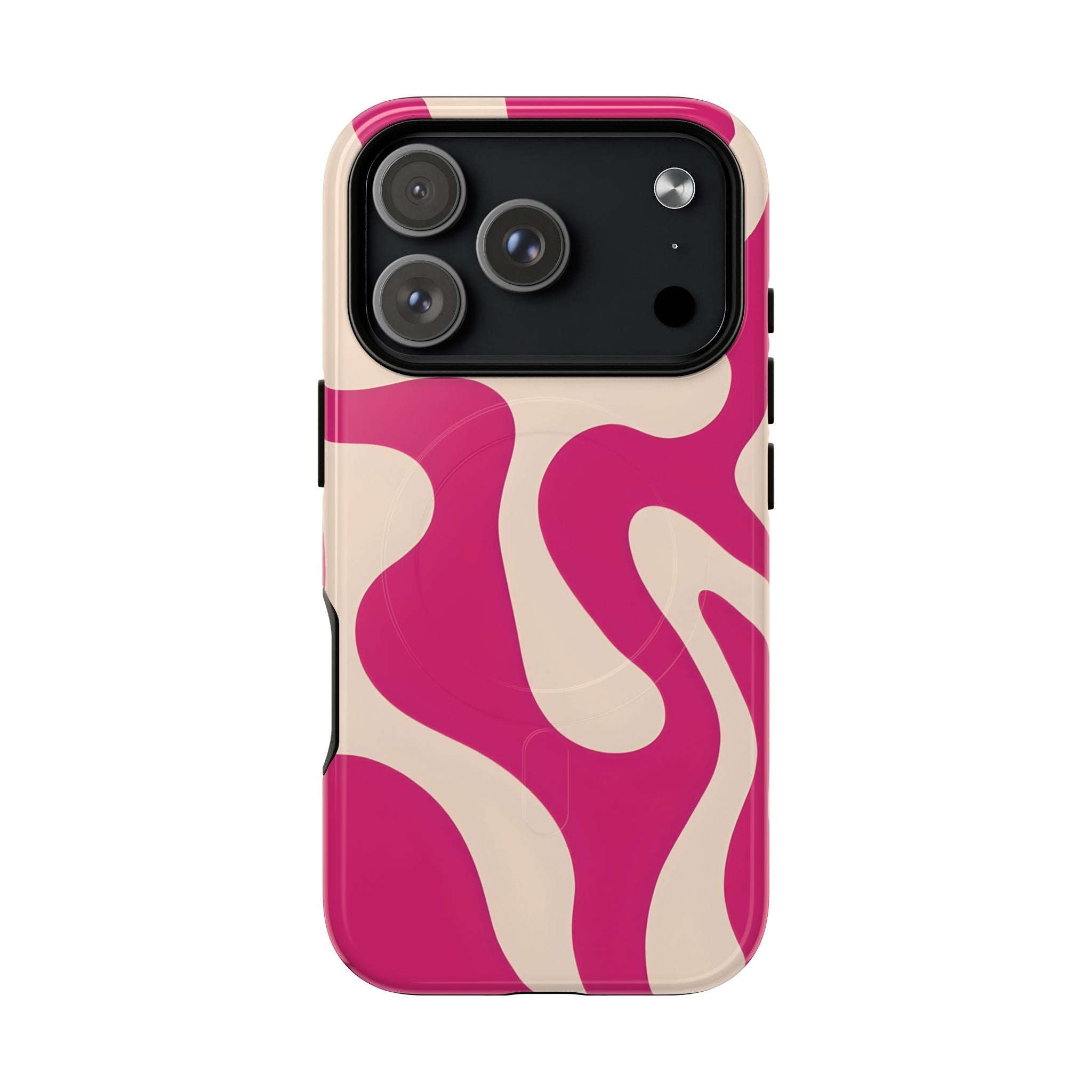 Abstract Pink iPhone Case – Stylish Artistic Protective Cover