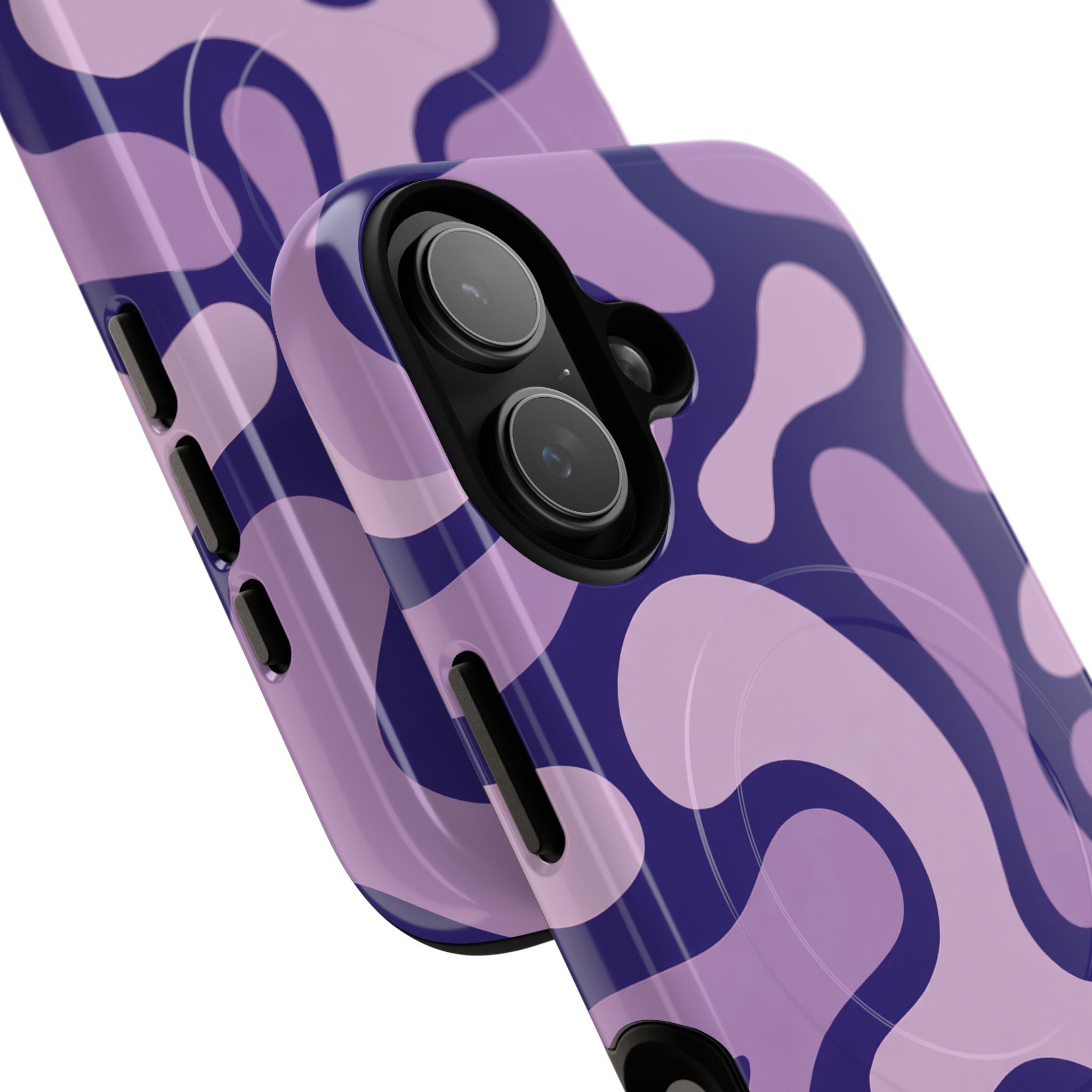 Purple Pattern Magnetic Case