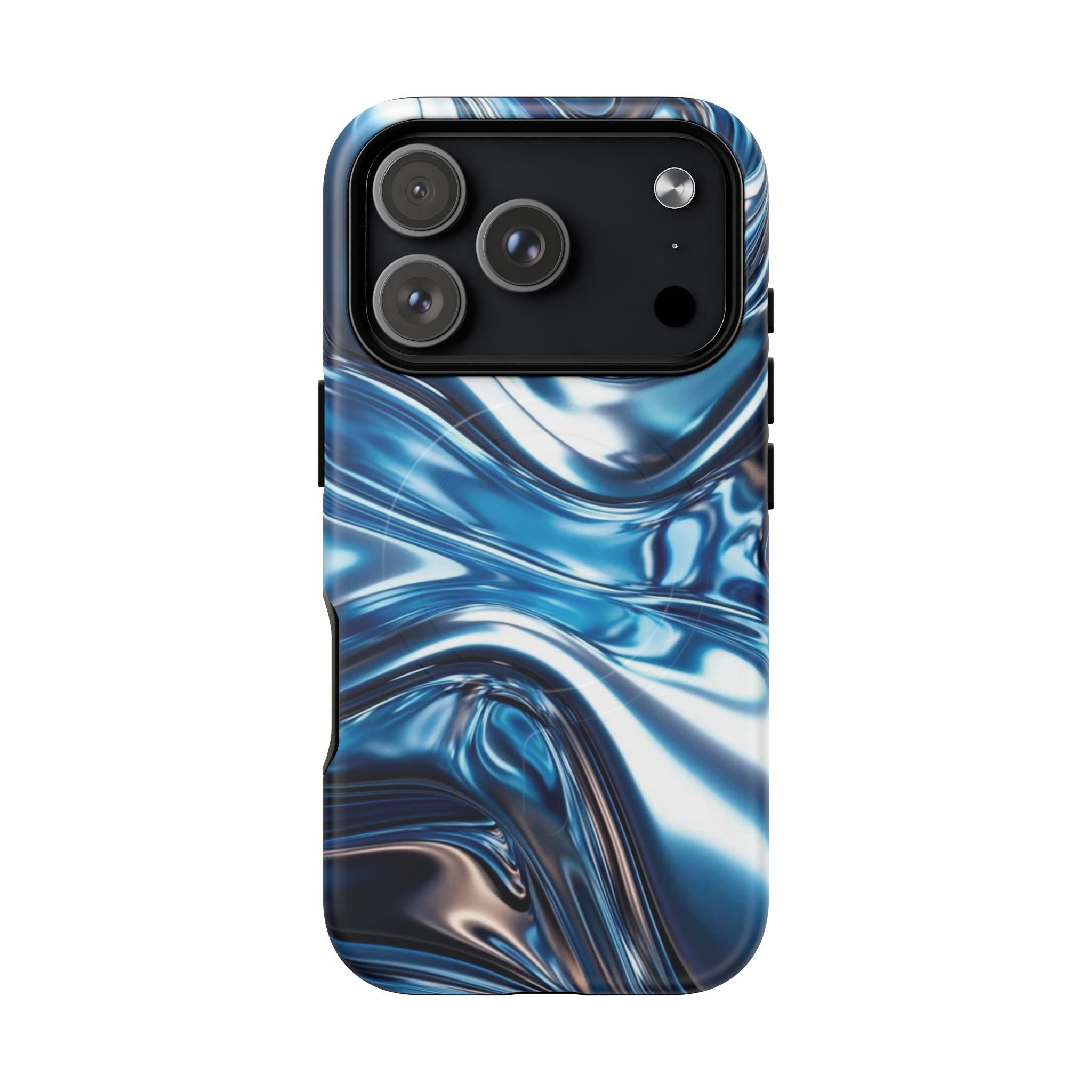Mirror Gradient Blue Magnetic Phone Case