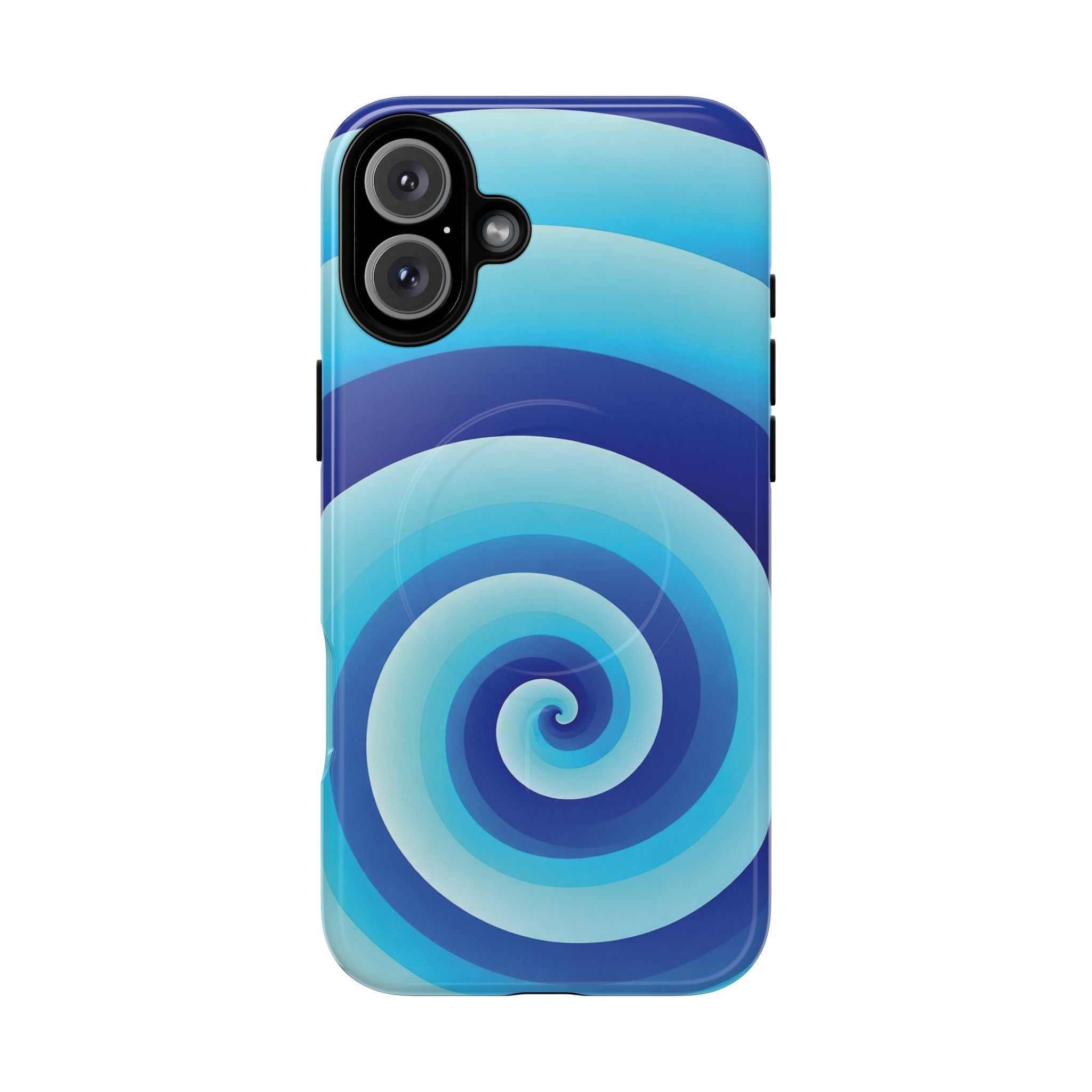 Blue Spiral Magnetic Phone Case