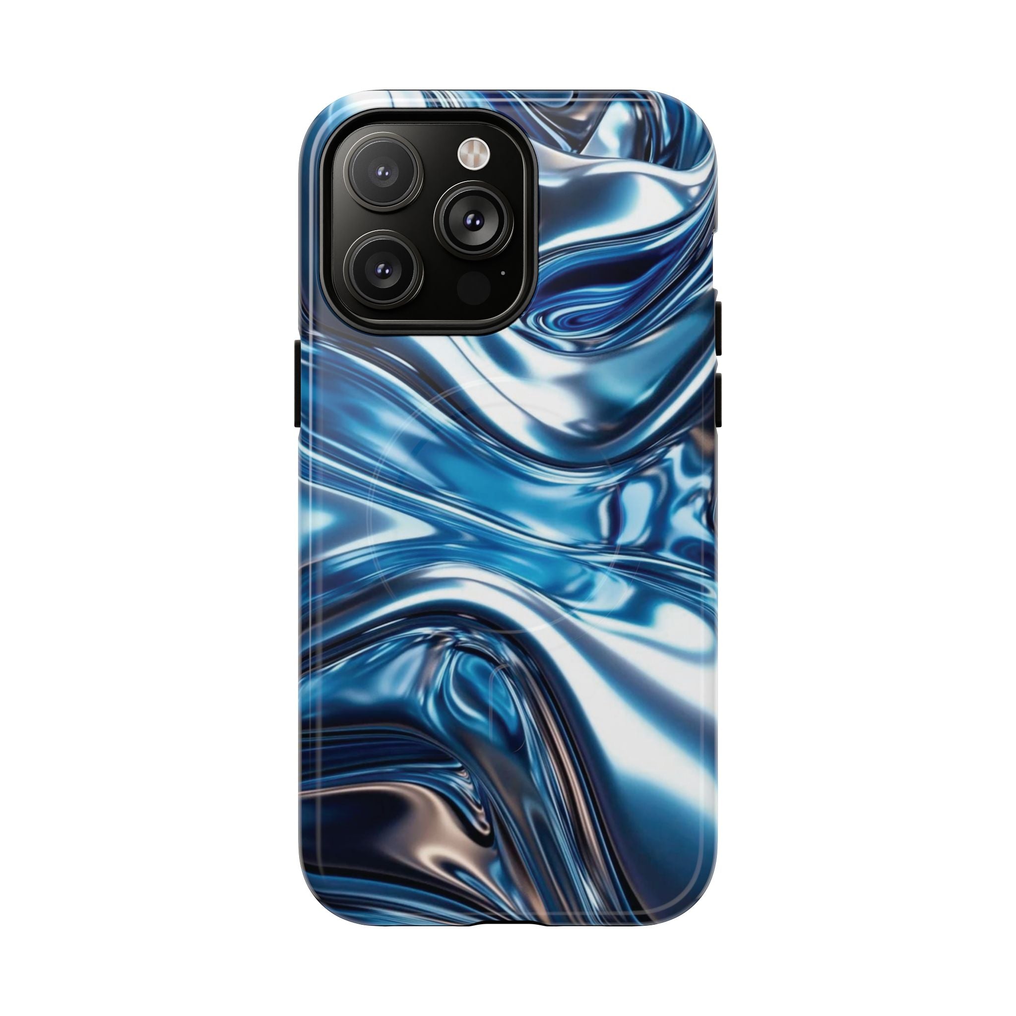 Mirror Gradient Blue Magnetic Phone Case