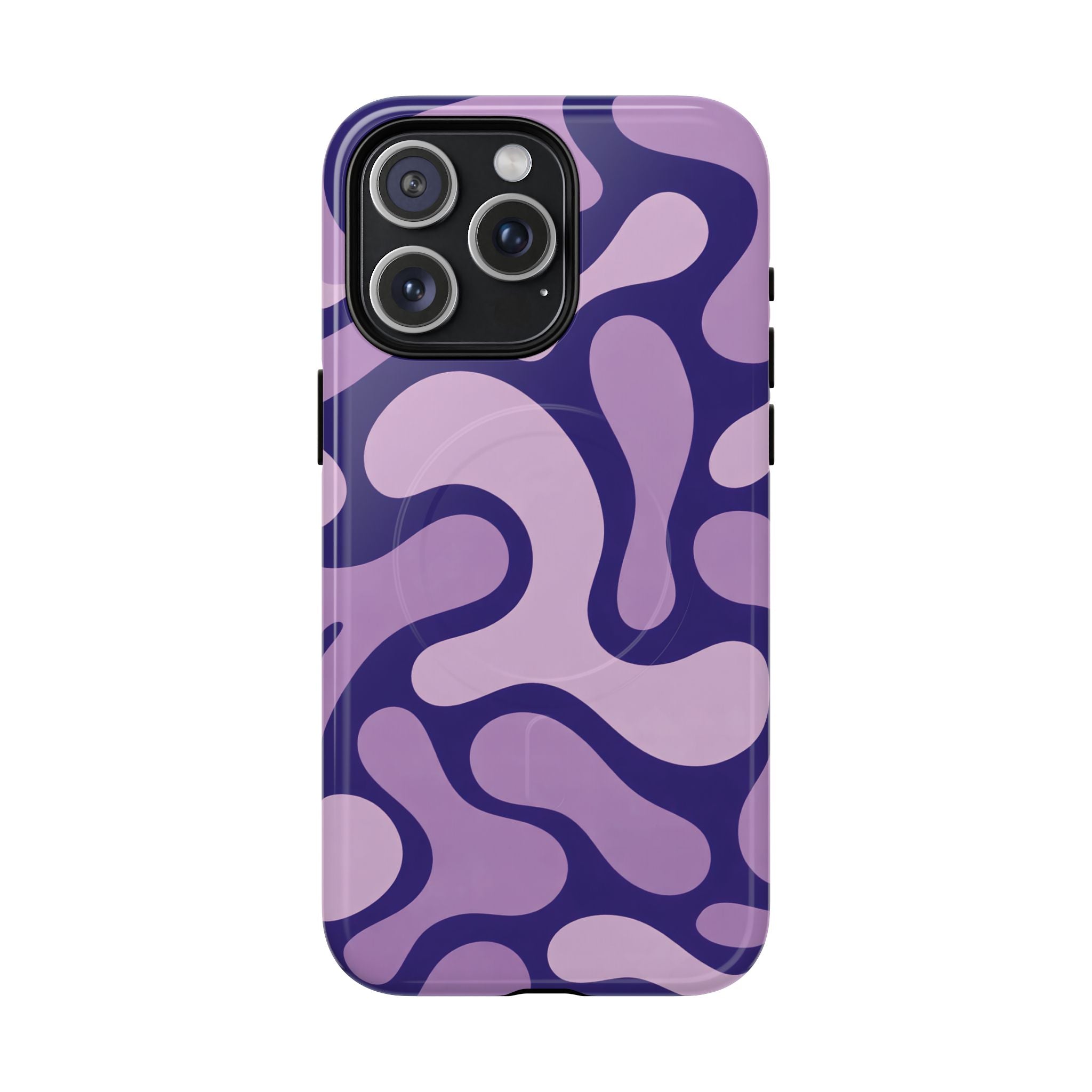 Purple Pattern Magnetic Case