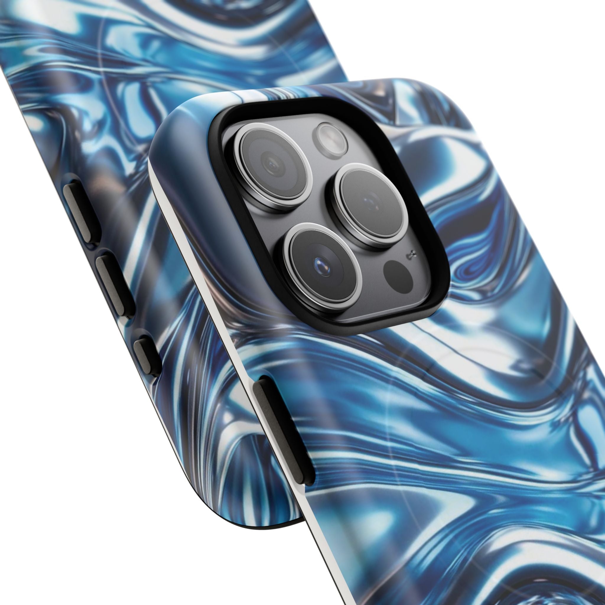 Mirror Gradient Blue Magnetic Phone Case