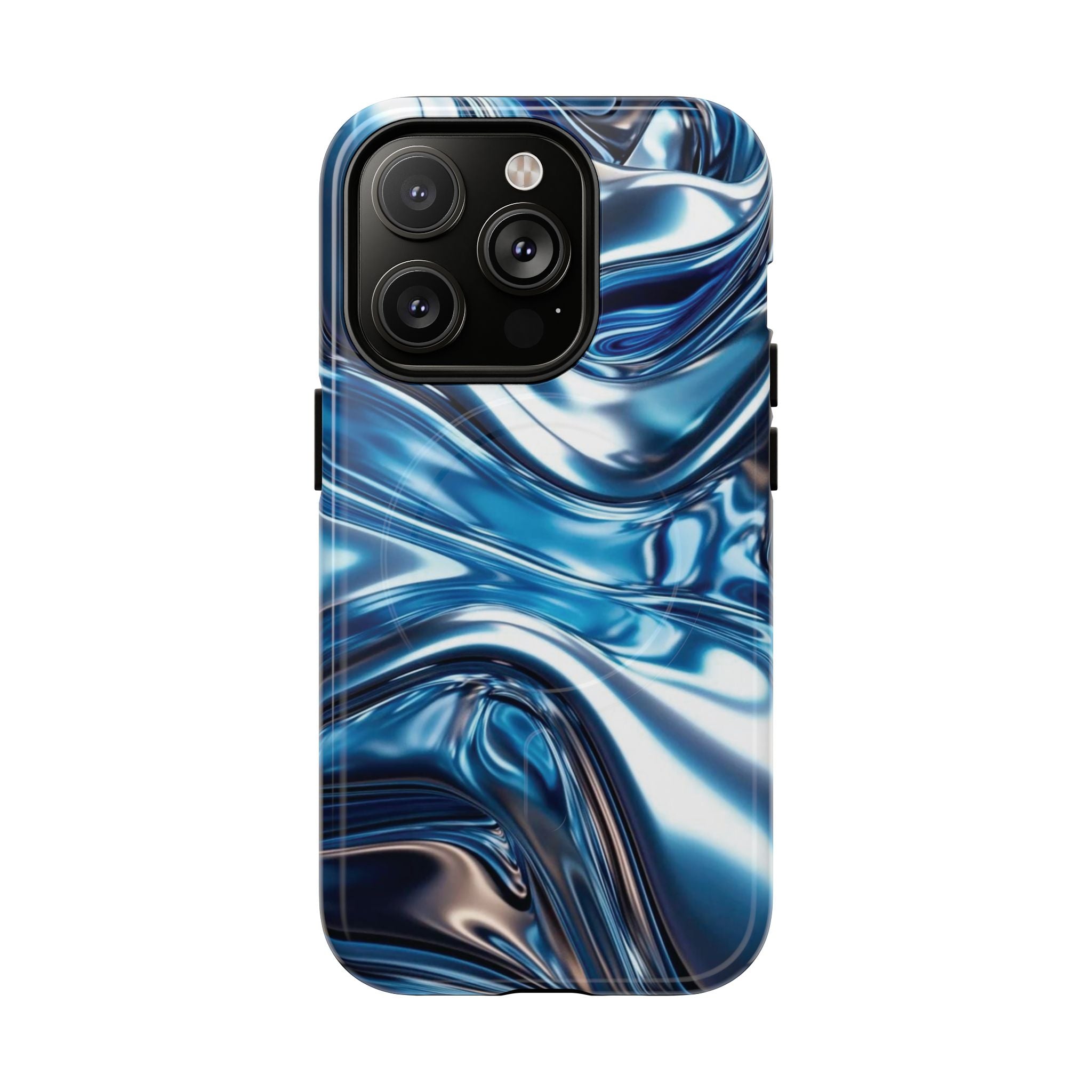 Mirror Gradient Blue Magnetic Phone Case
