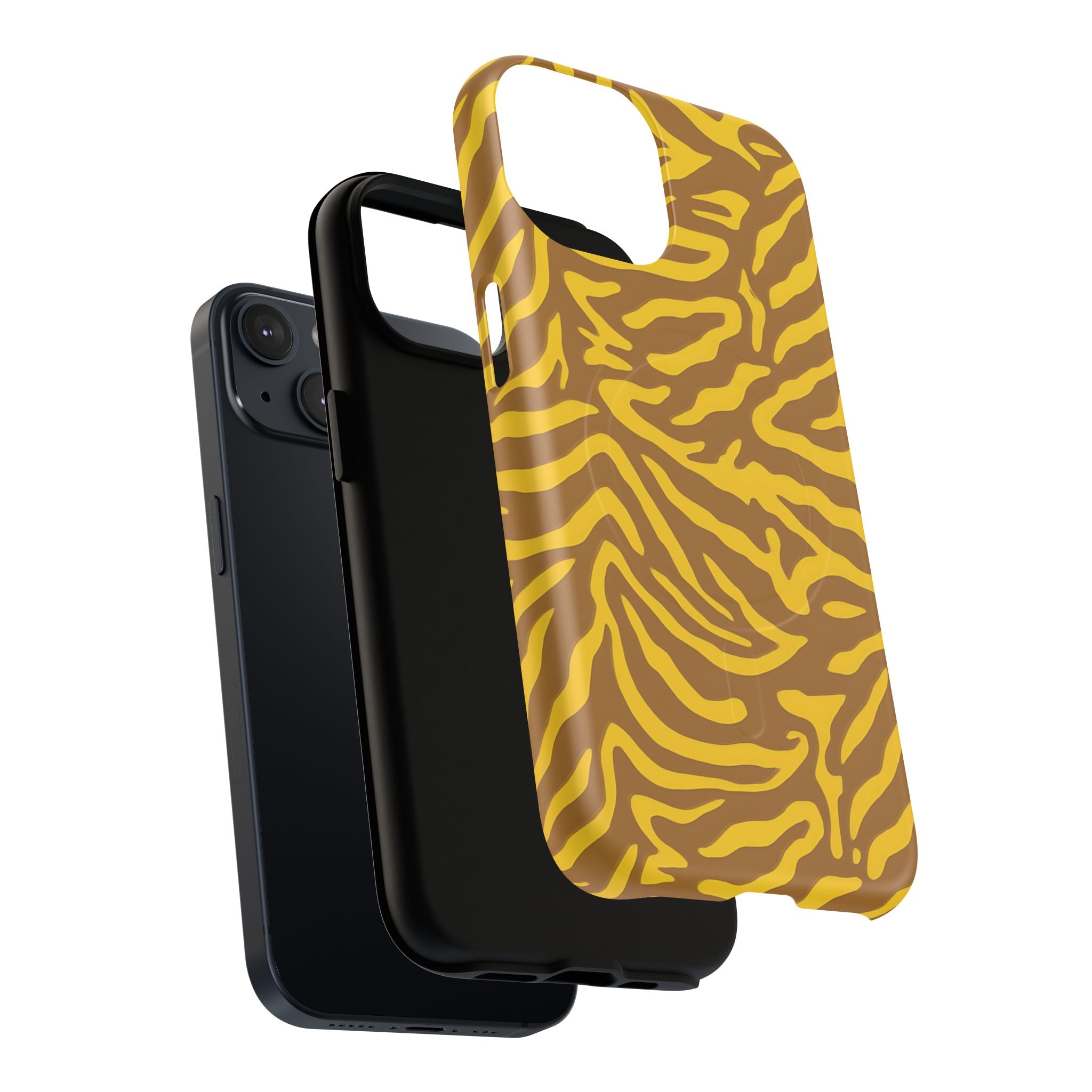 Zebra Print Magnetic qual Case