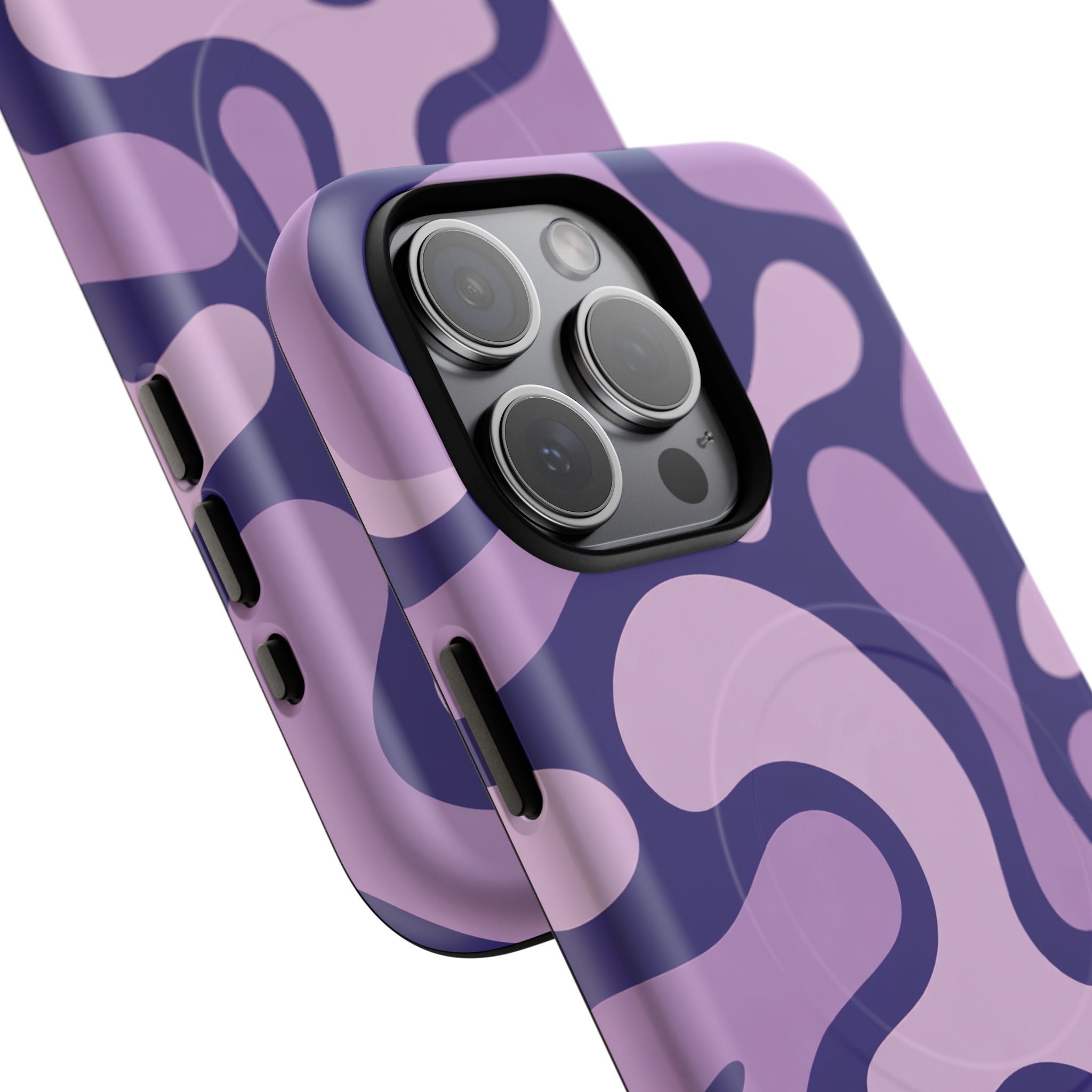 Purple Pattern Magnetic Case