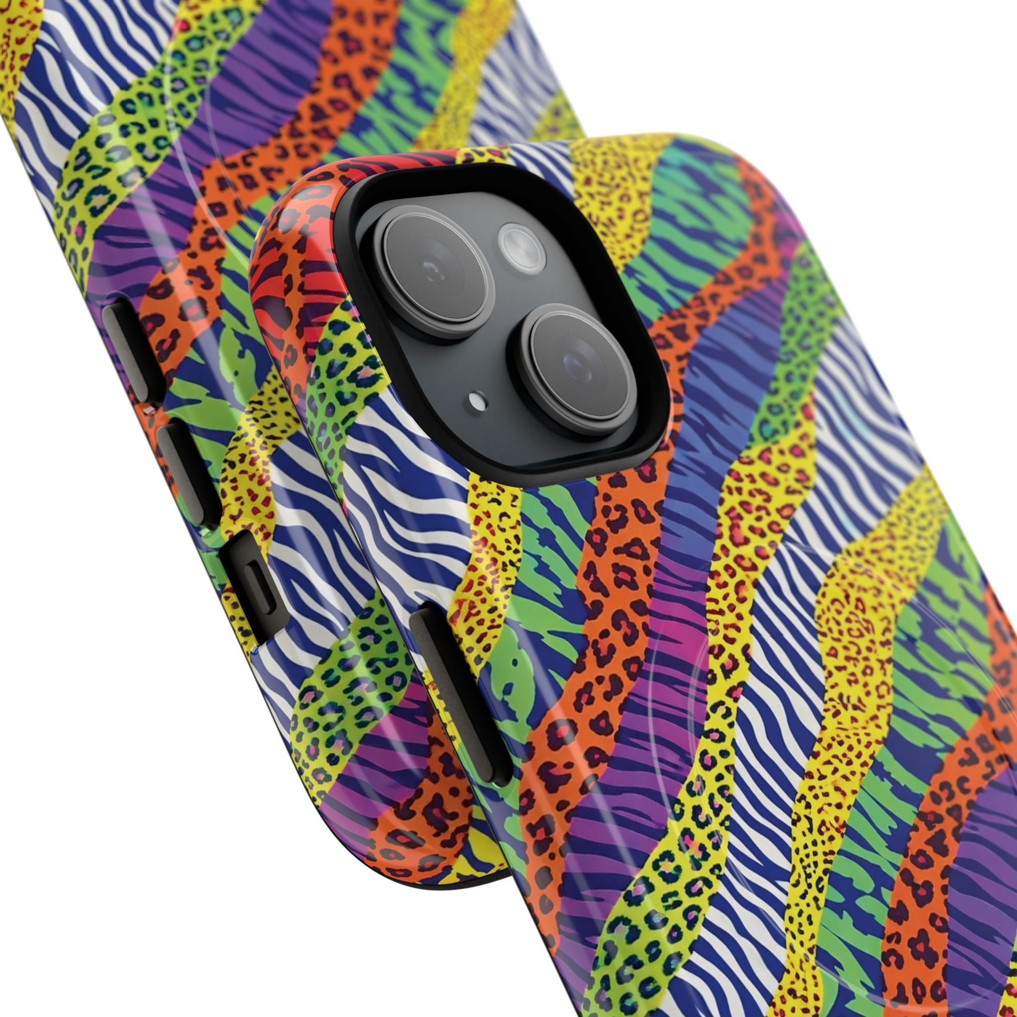 Tough Magnetic Case — Animal Print Arcoíris